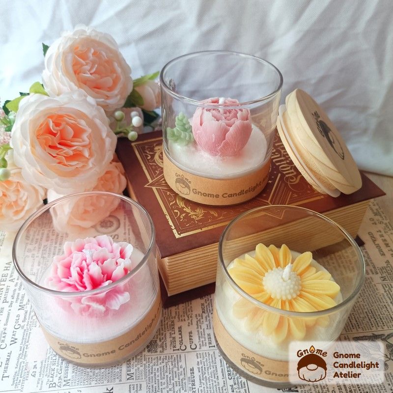 【花漾之光】玫瑰花苞香氛蠟燭