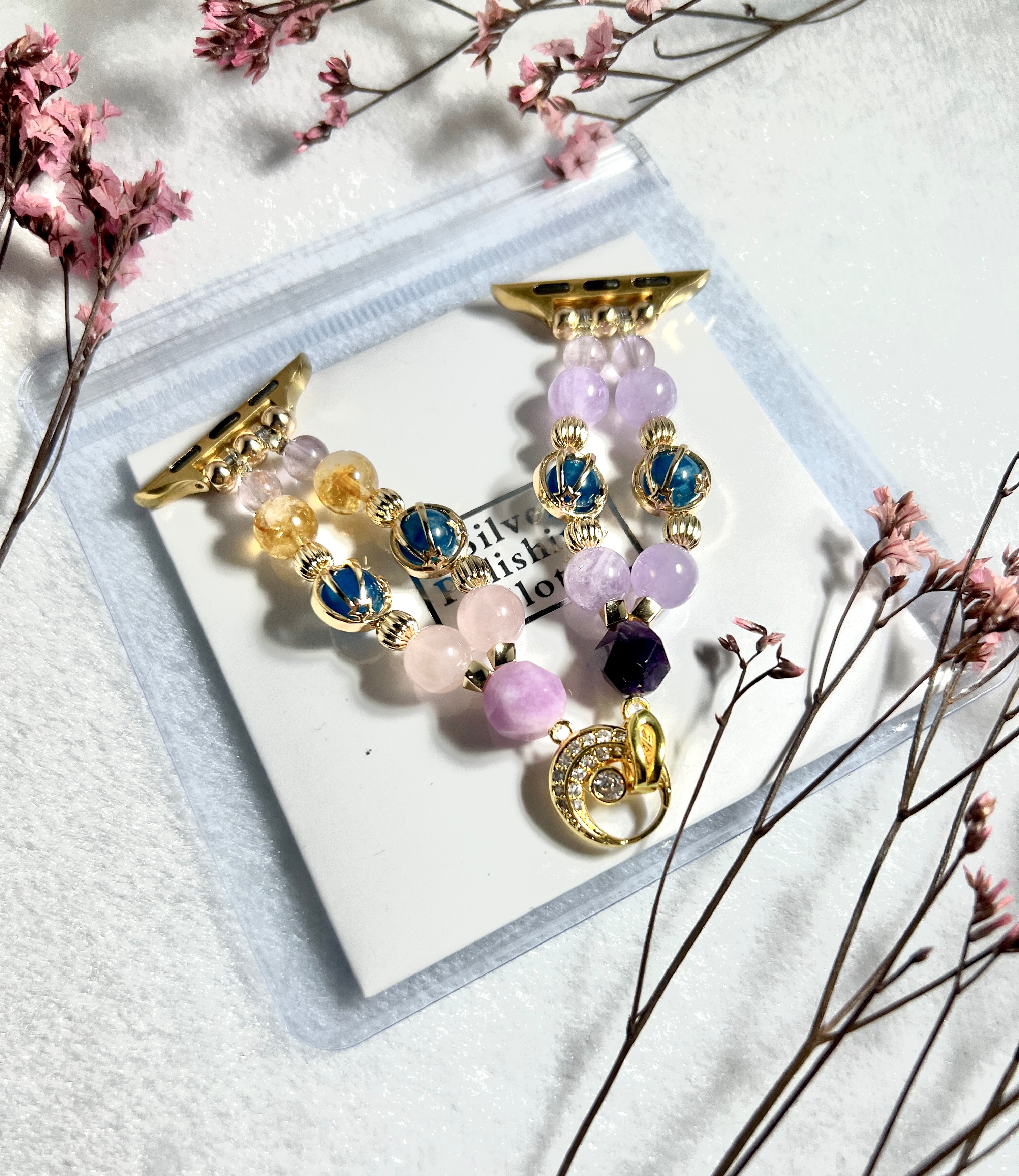 生命靈數水晶錶帶