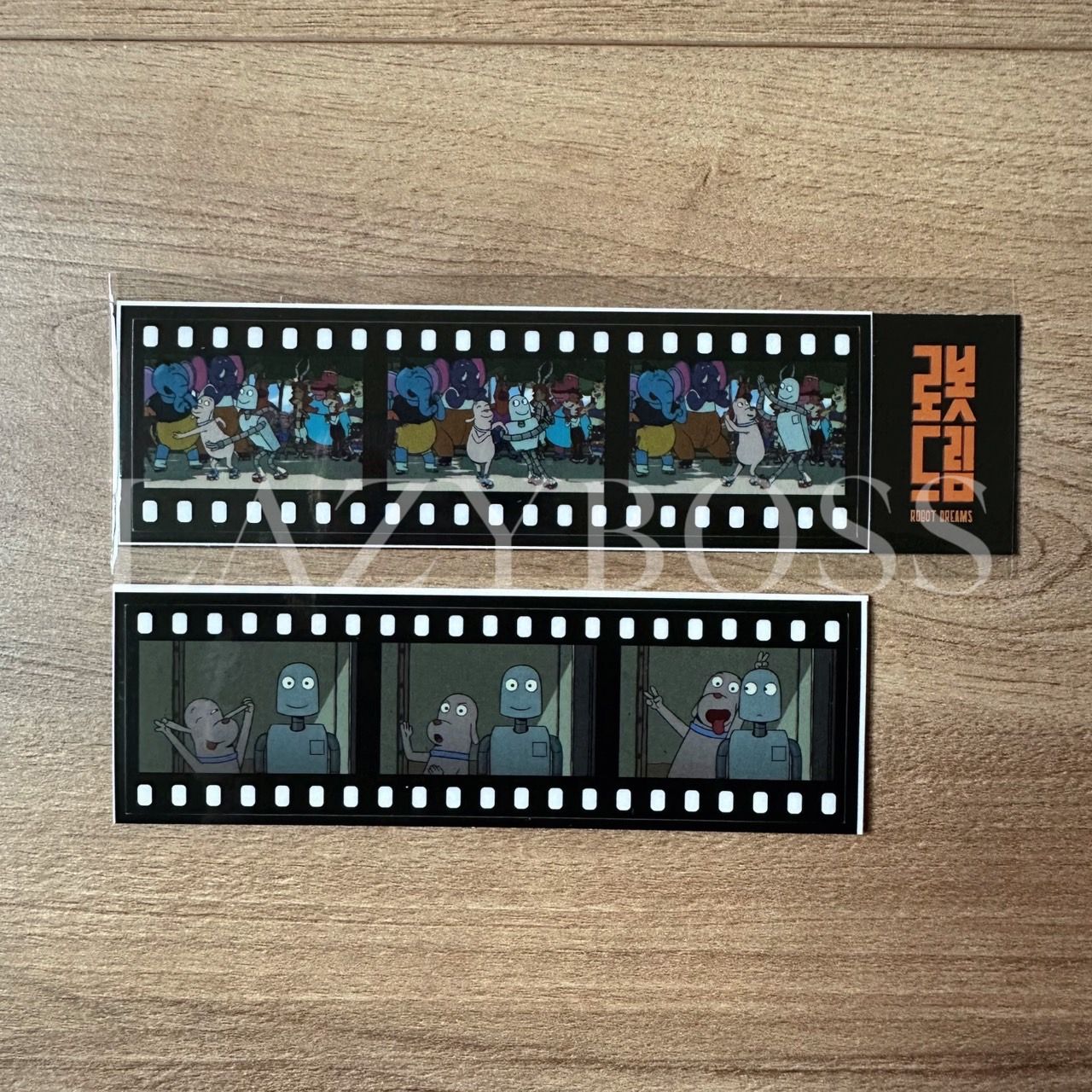 再見機器人 膠卷貼紙（2入）