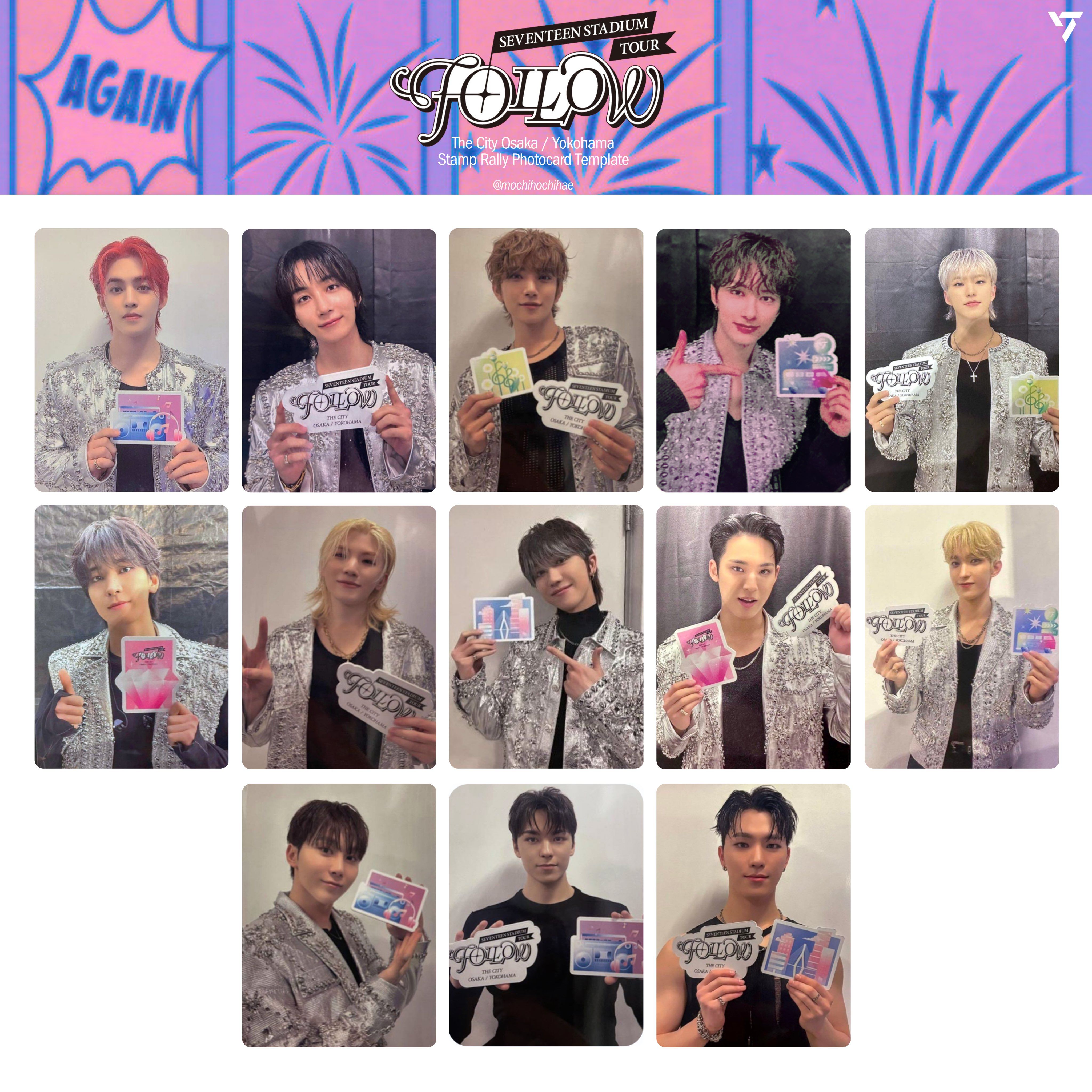 FOLLOW AGAIN JAPAN　集章卡