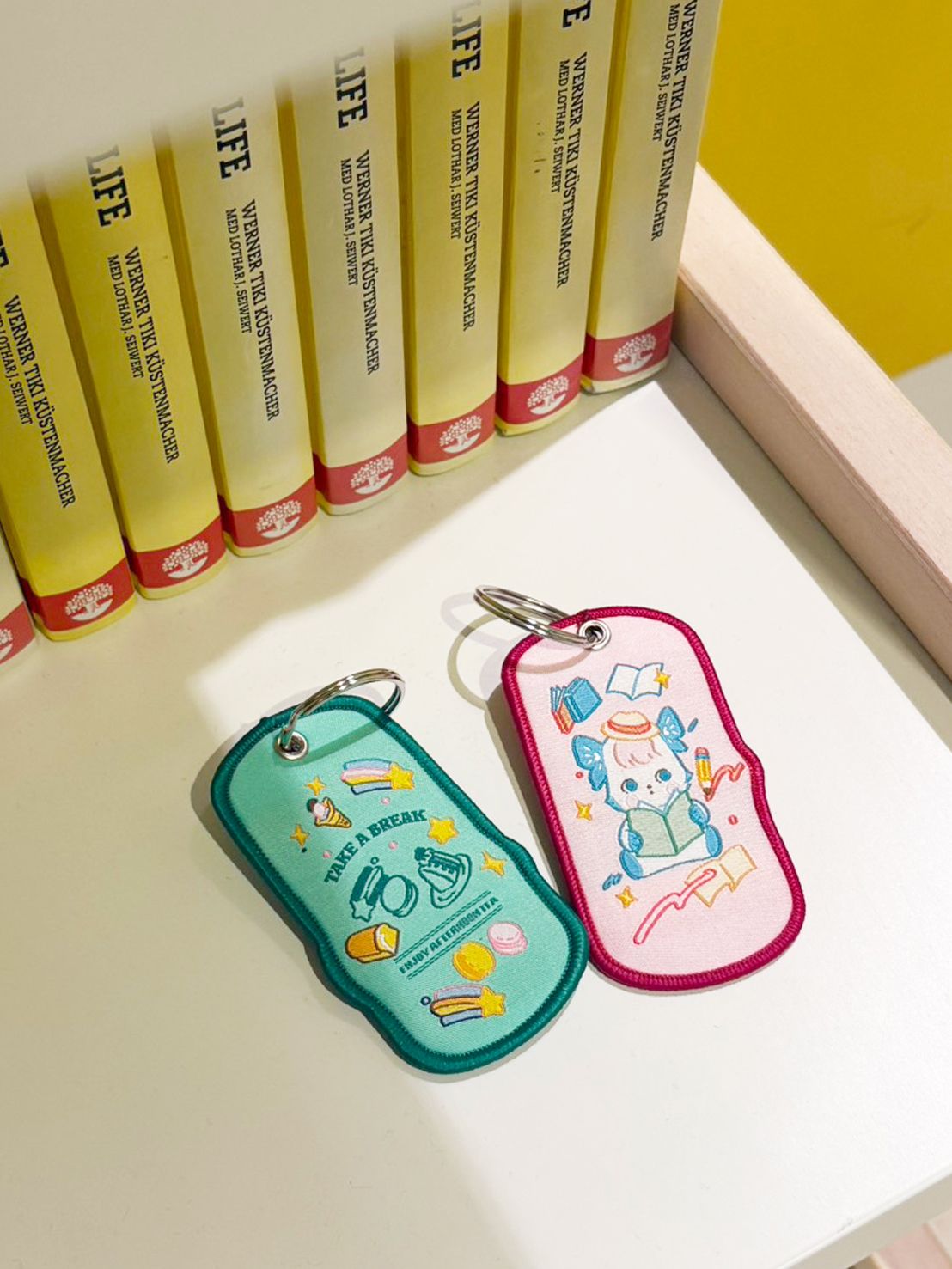 吉獸刺繡吊飾