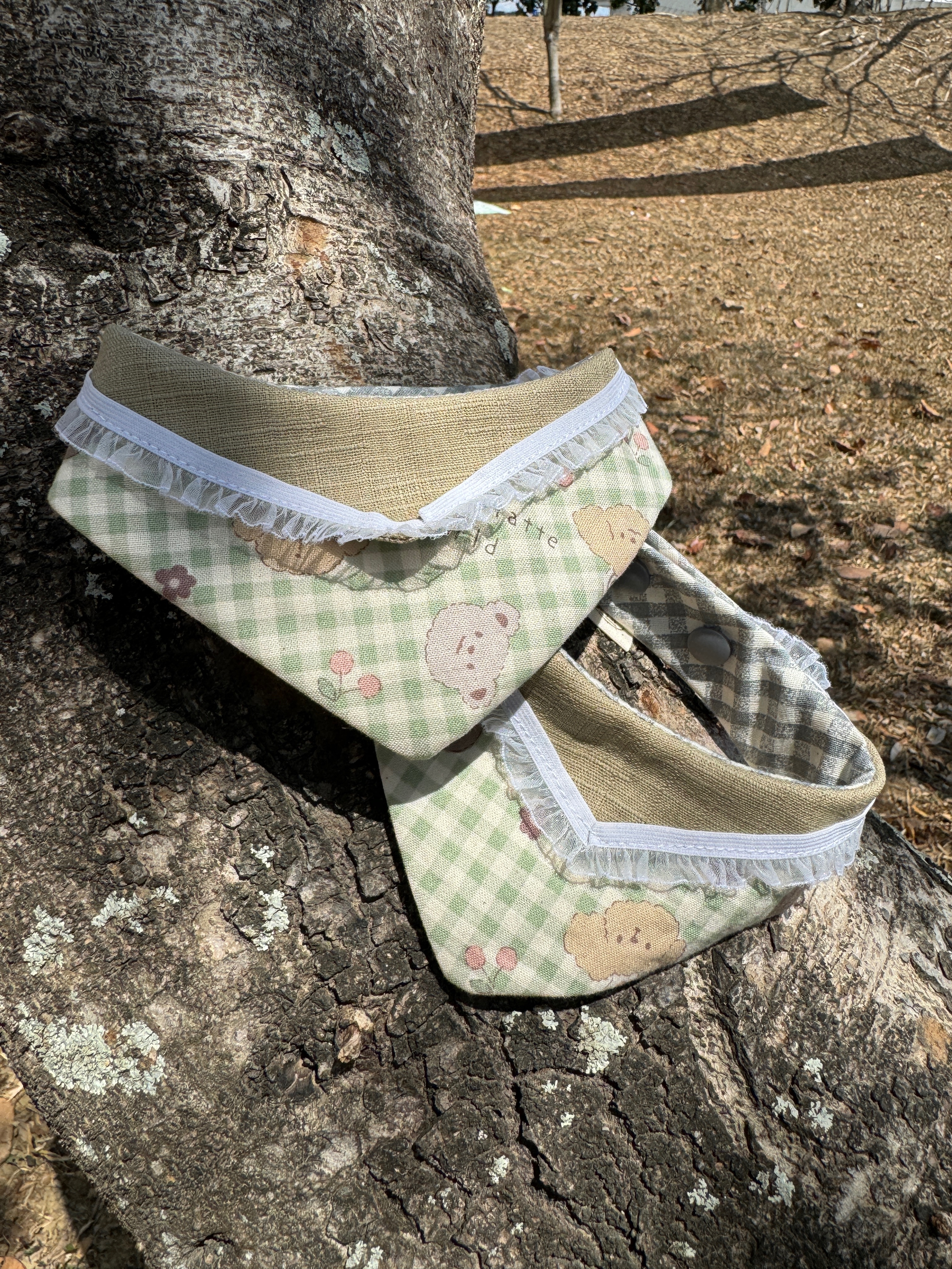 動物野餐 設計三角領巾