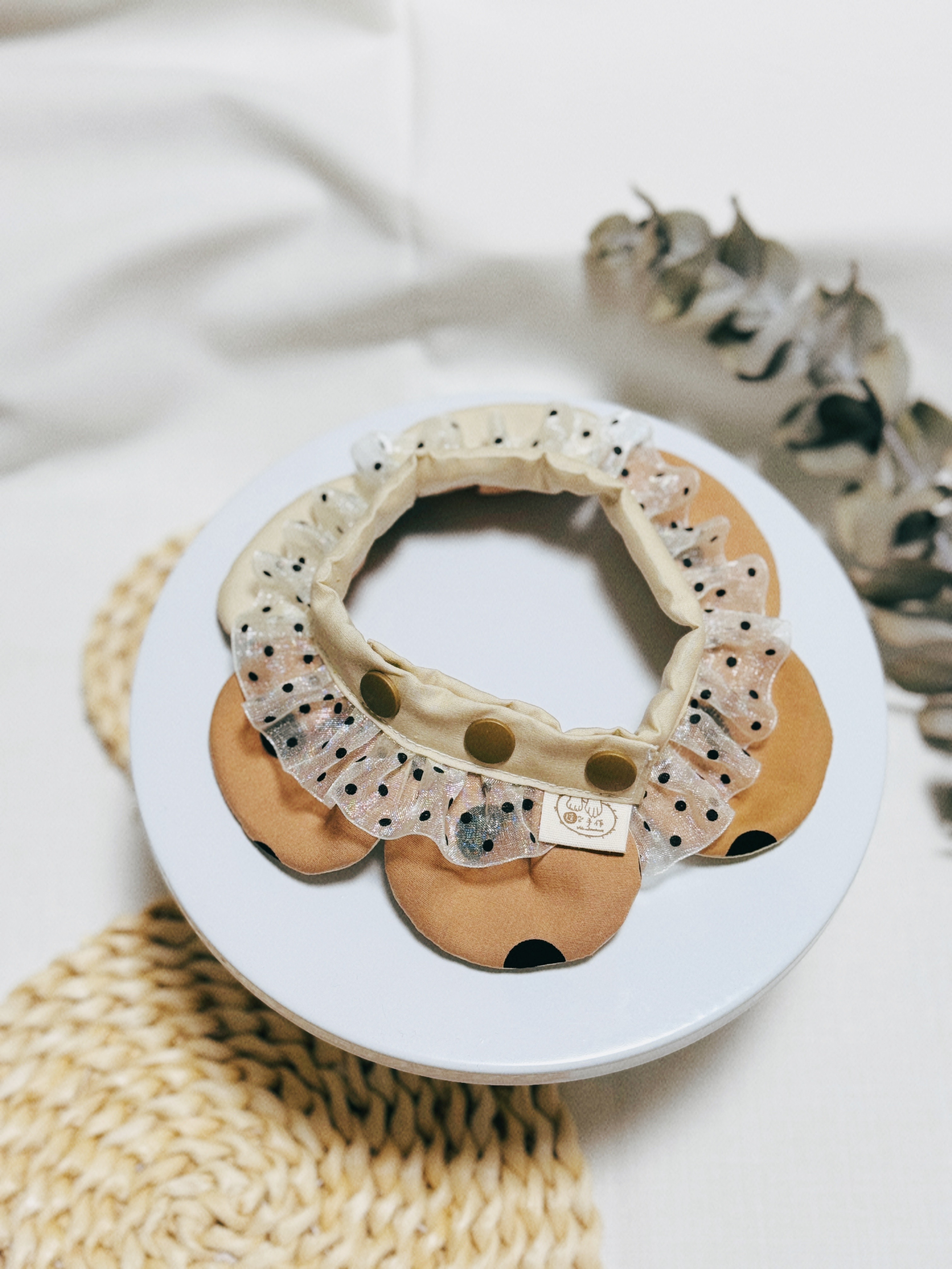 珍珠紅茶拿鐵-花瓣領巾