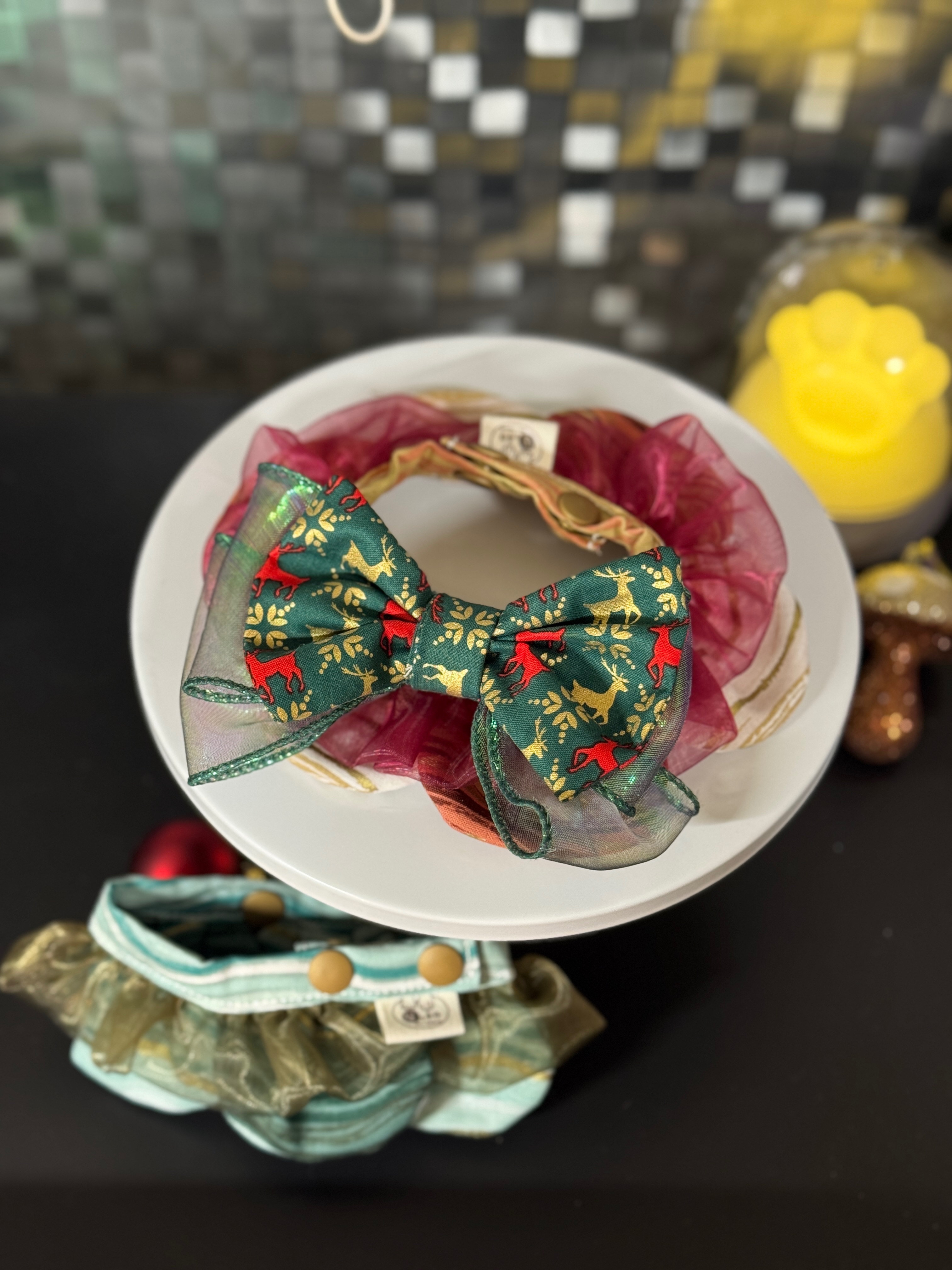 耶誕森語—紅光（含蝴蝶結）