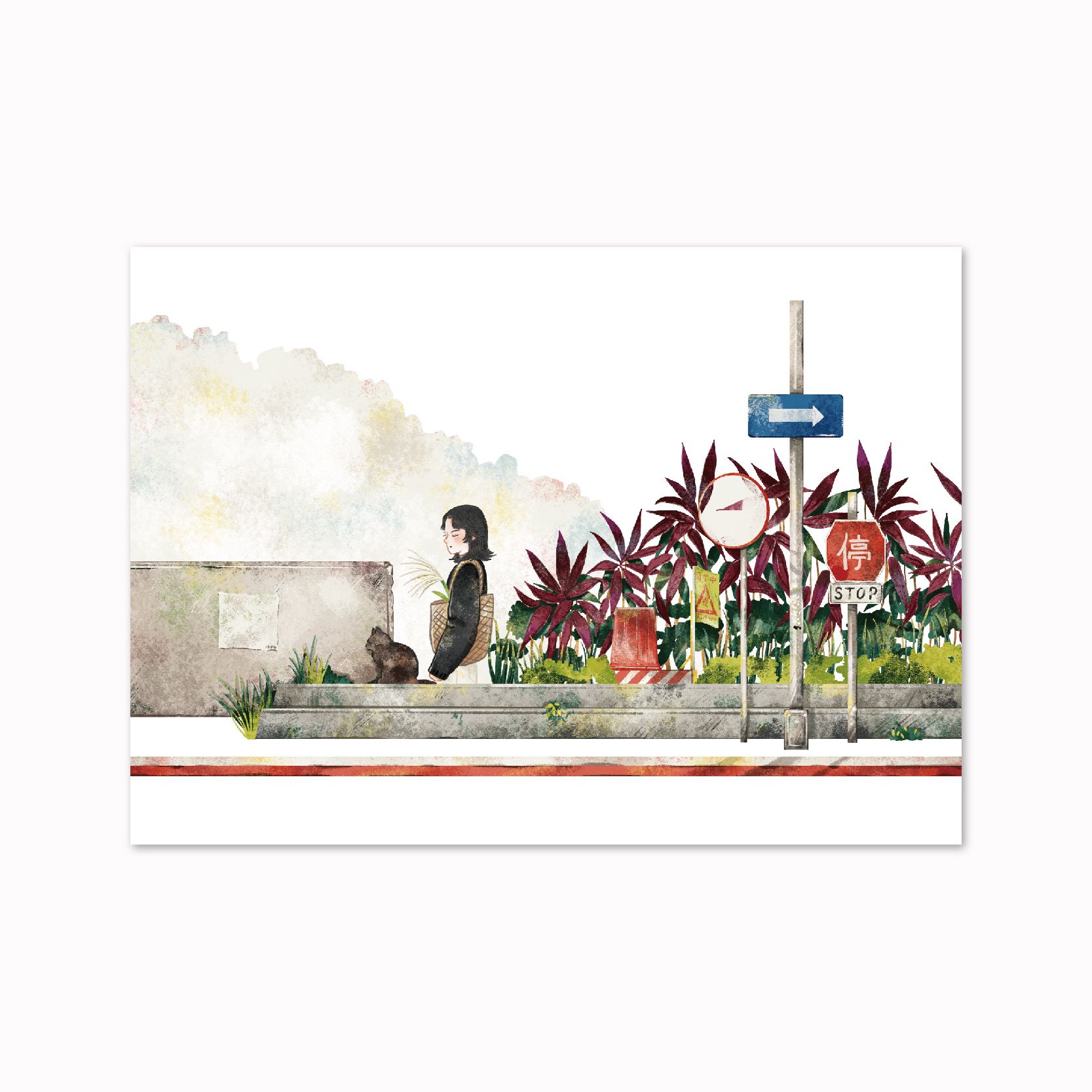 街景 postcard