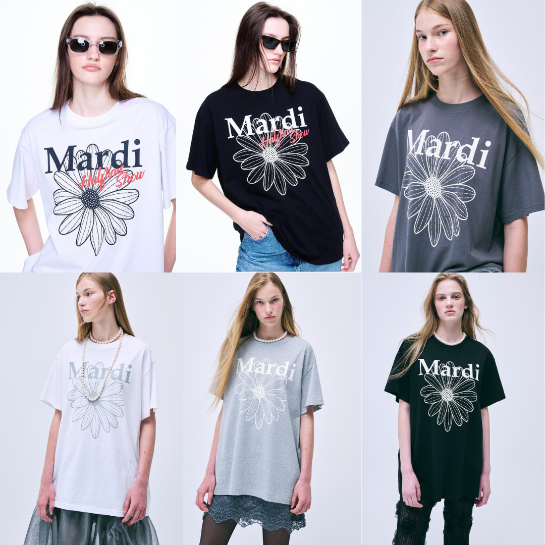 Mardi 男女版 UNISEX TSHIRT FLOWERMARDI_
