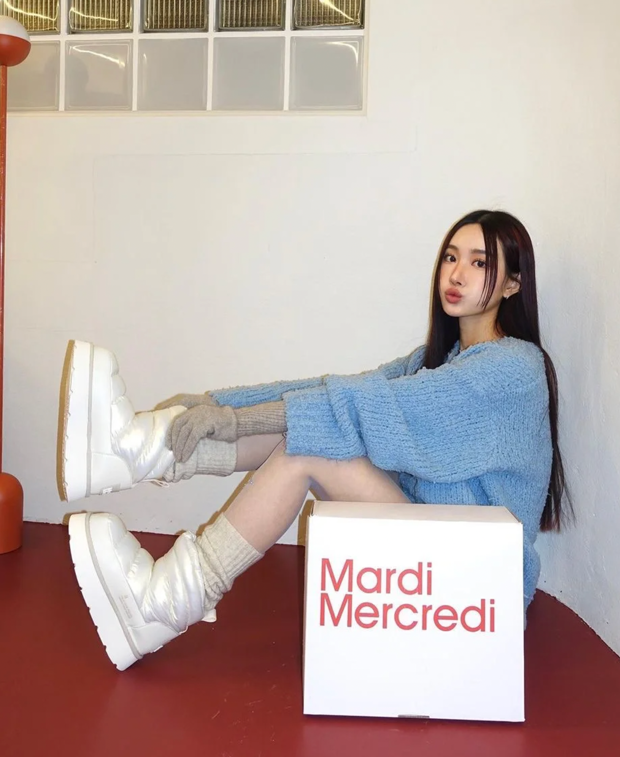 Mardi HIVER PADDING OBLIQUE BOOTS