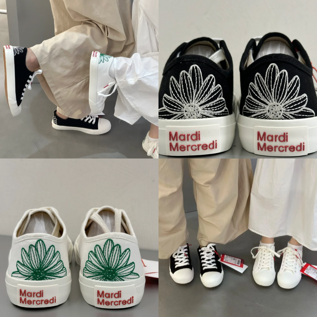 Mardi 雛菊帆布鞋 ECLORE SNEAKERS_