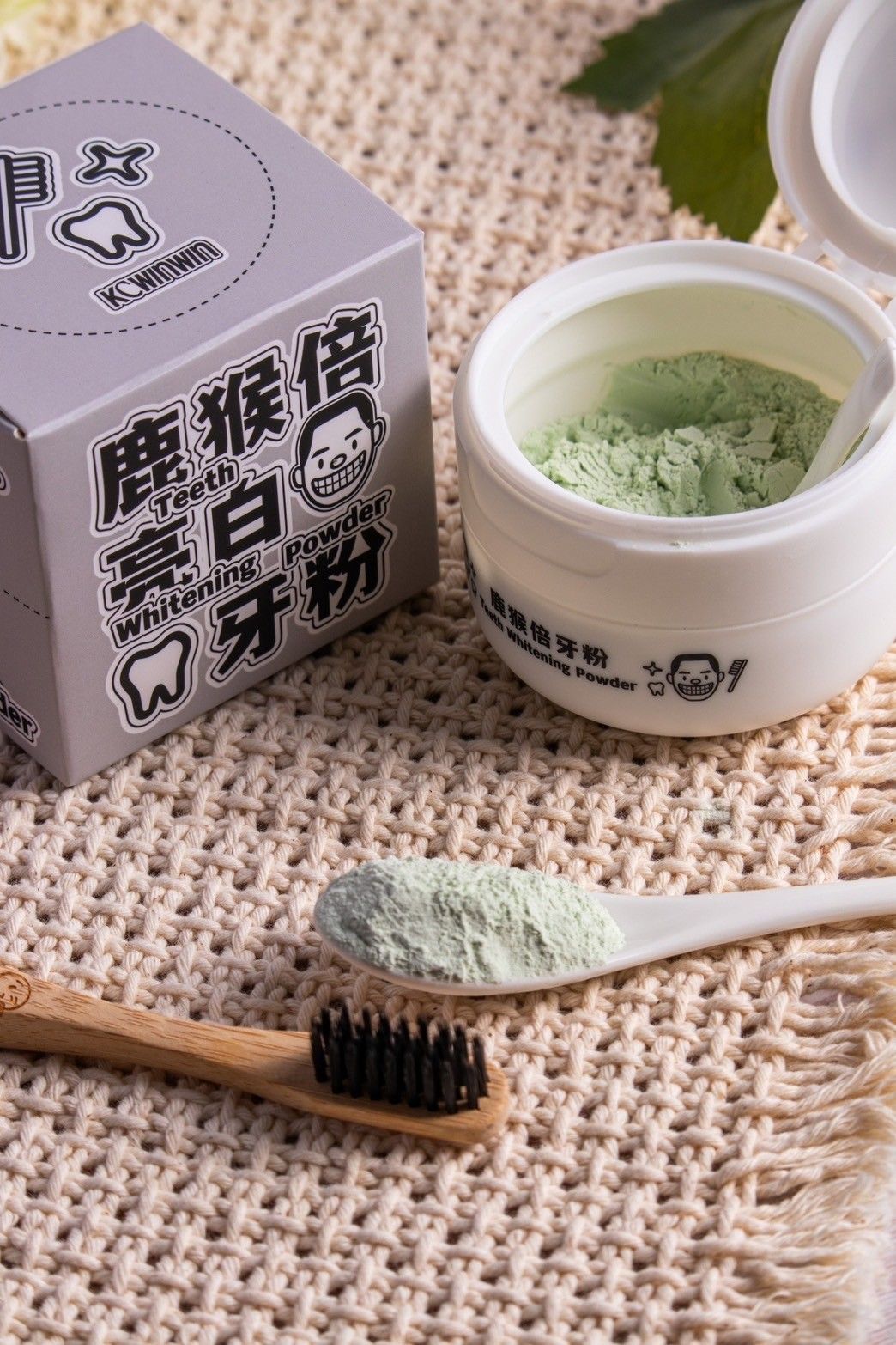 鹿猴倍 亮白牙粉 50g