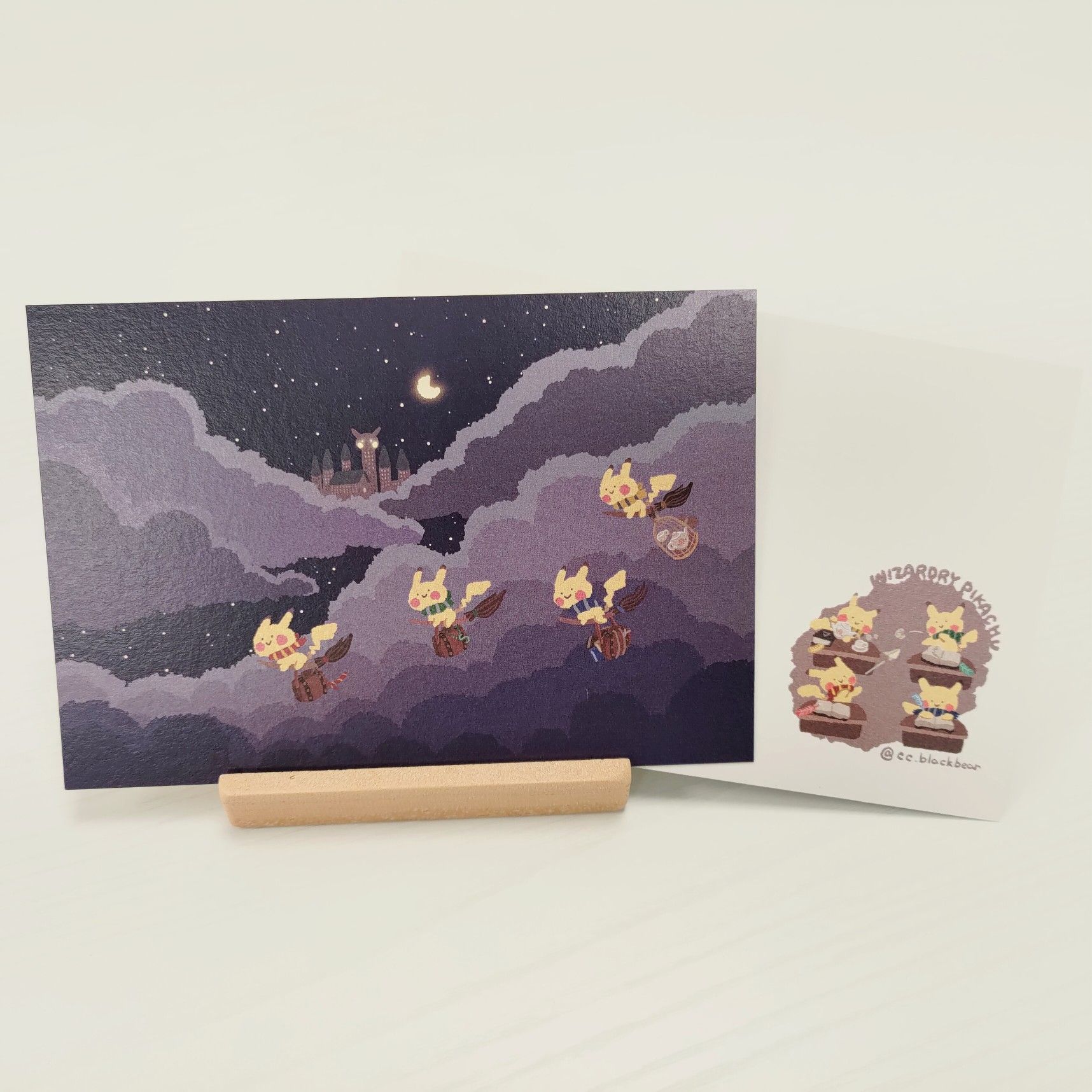 明信片：魔法皮卡丘