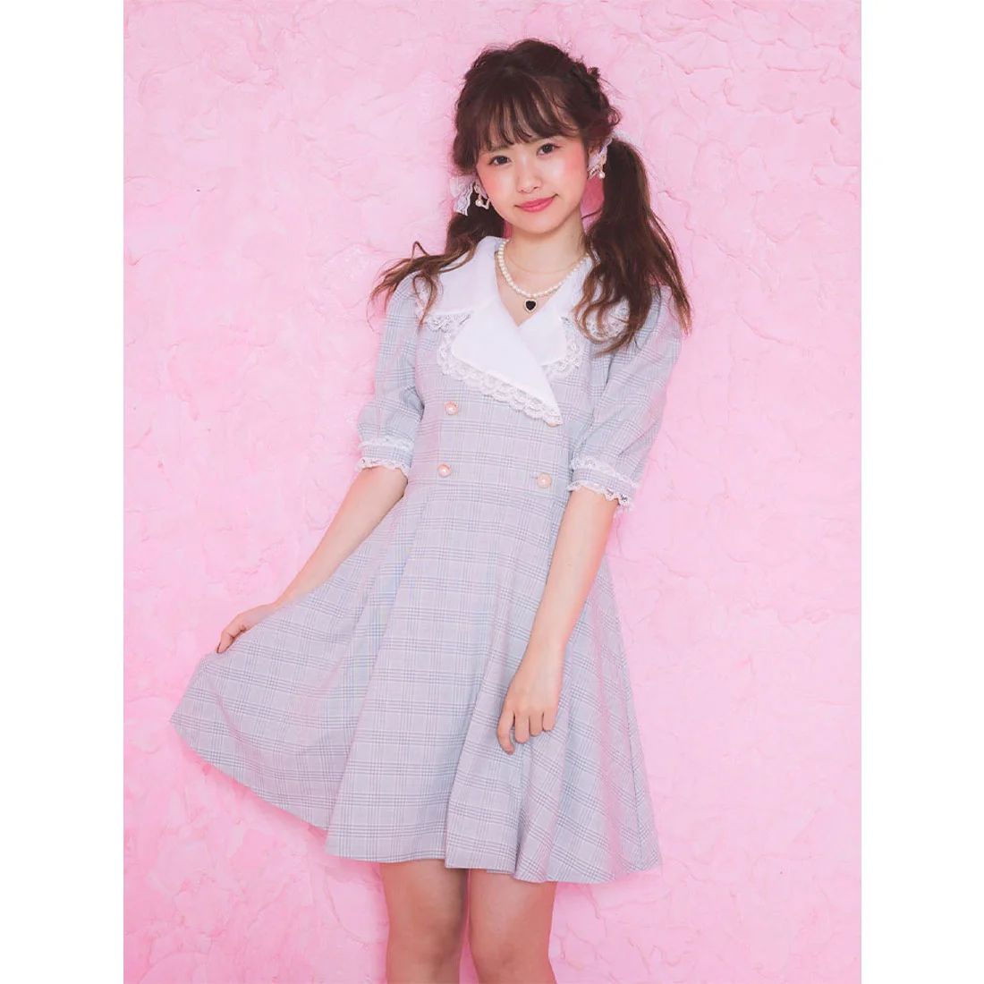 Rojita ♥ 格子連衣裙 （穿1）