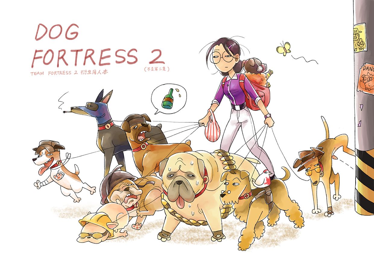 Team Fortress 2 同人誌《DOG FORTRESS 2》