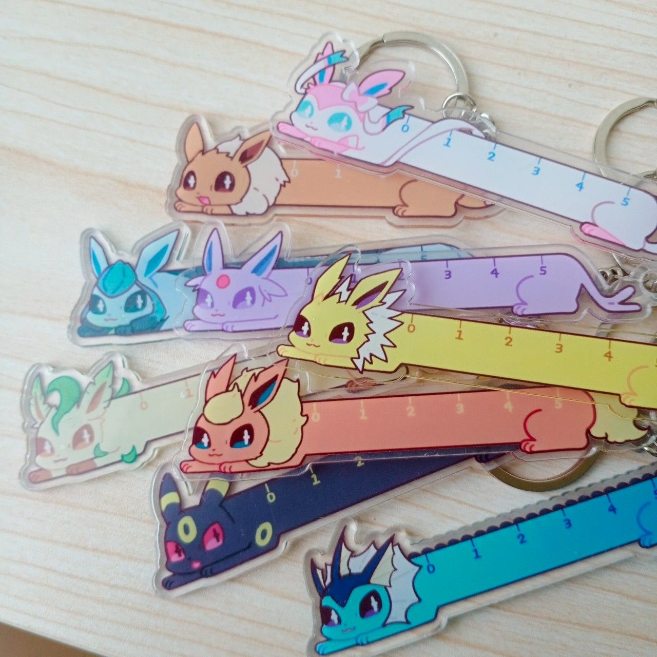 【新品/現貨】伊布家族5公分比例尺吊飾