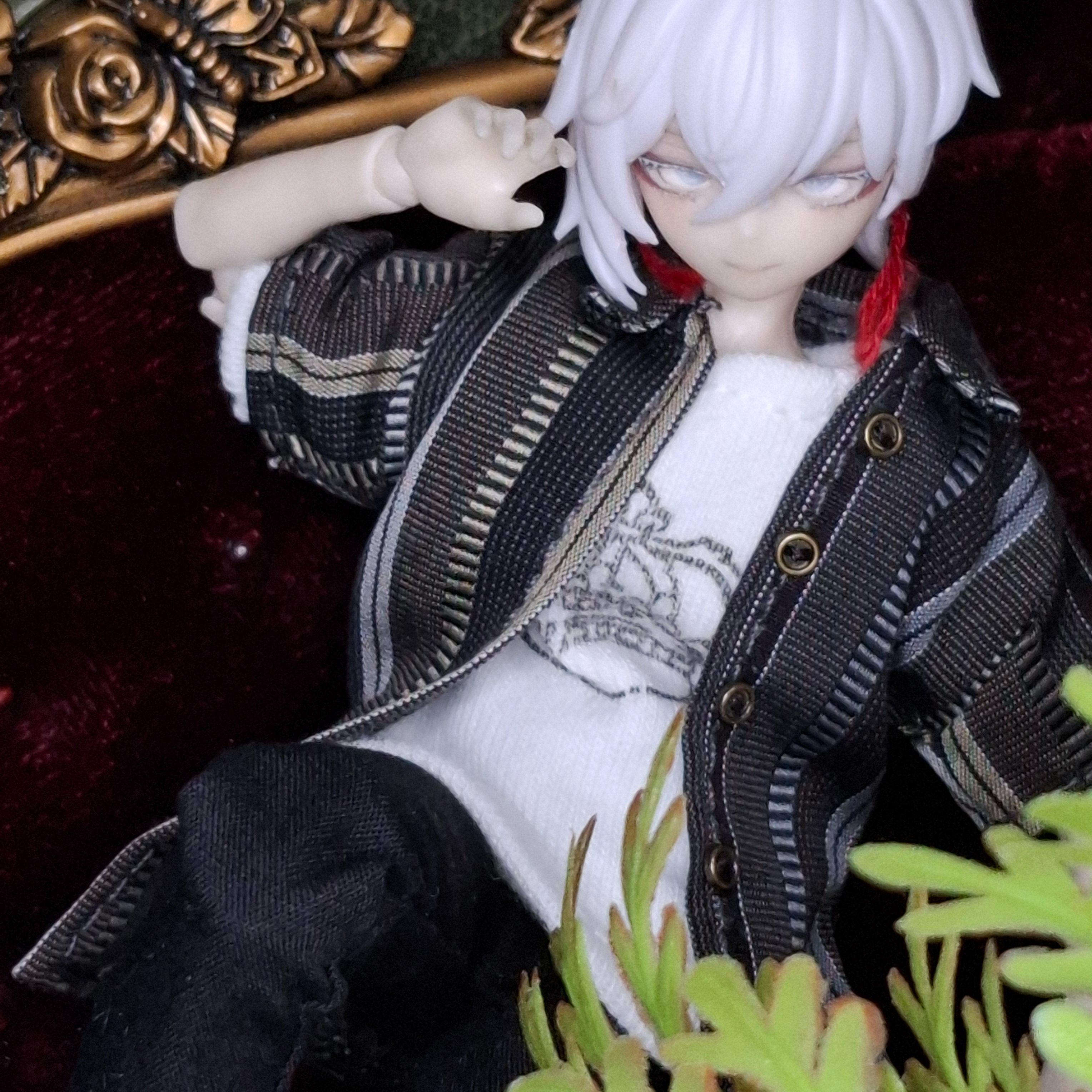 西西里往事-短袖開襟襯衫外套（鐵黑）