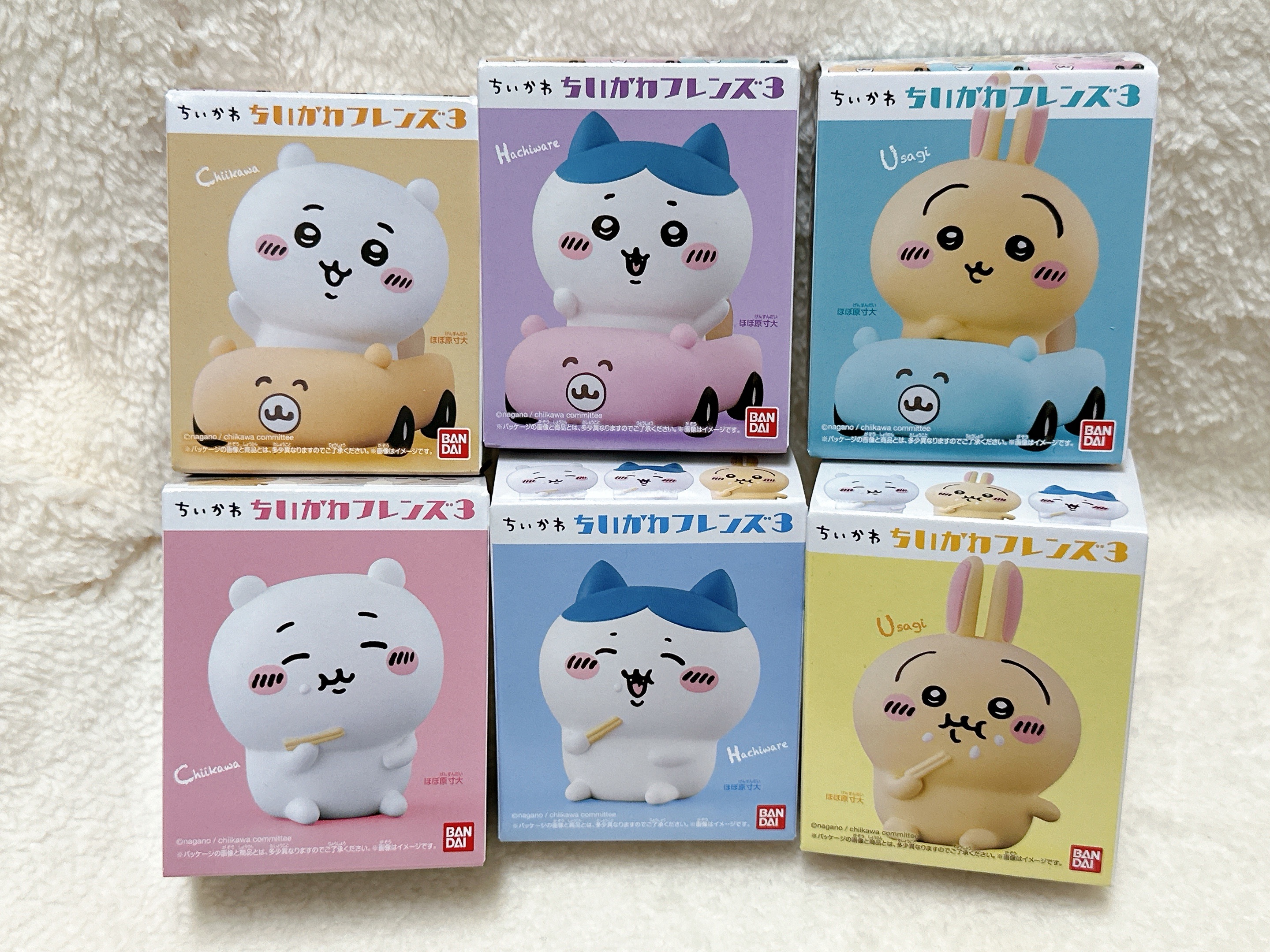 立體塑膠模型公仔第三彈
