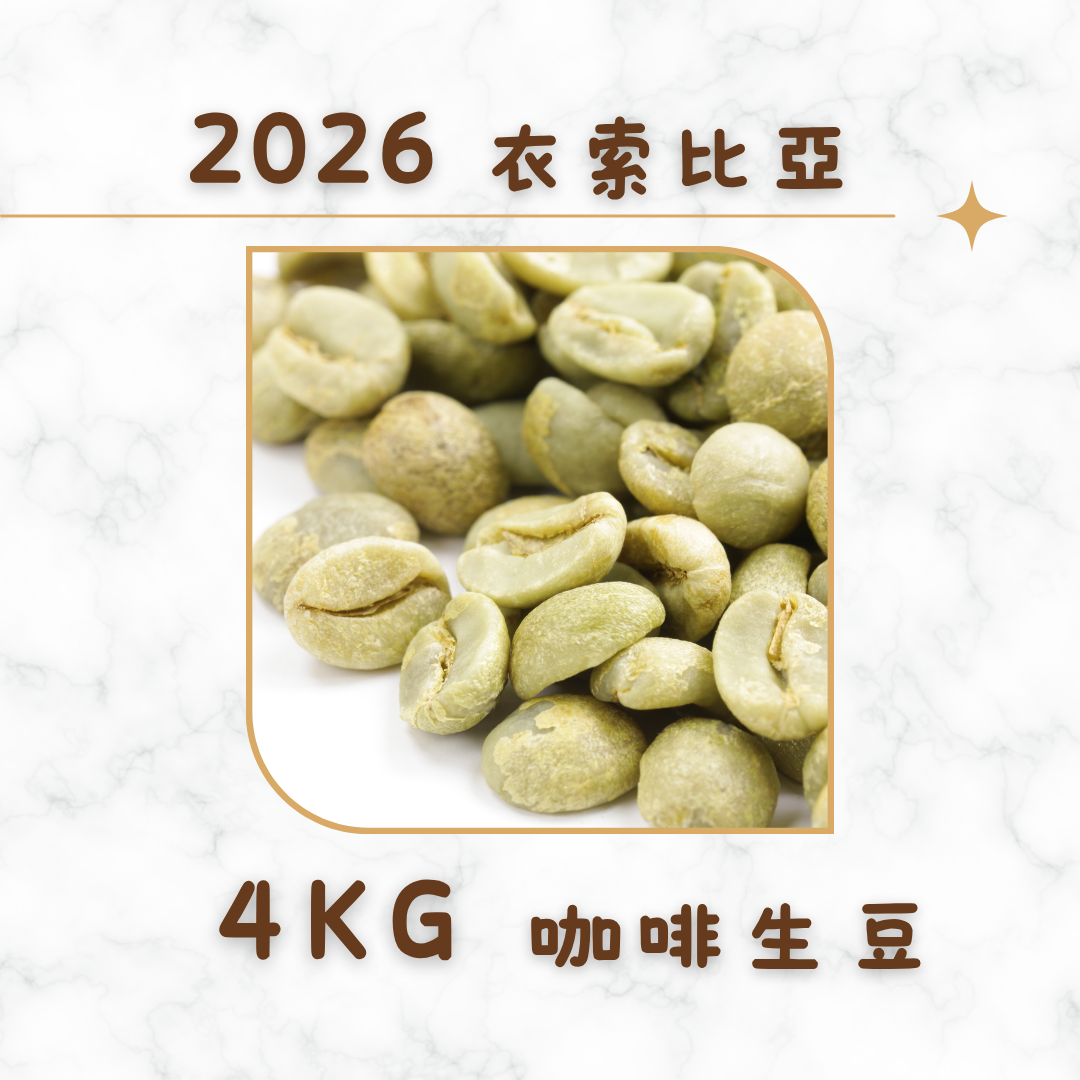 [四公斤裝]2026年產季/咖啡生豆 [豆超國際授權經銷商]