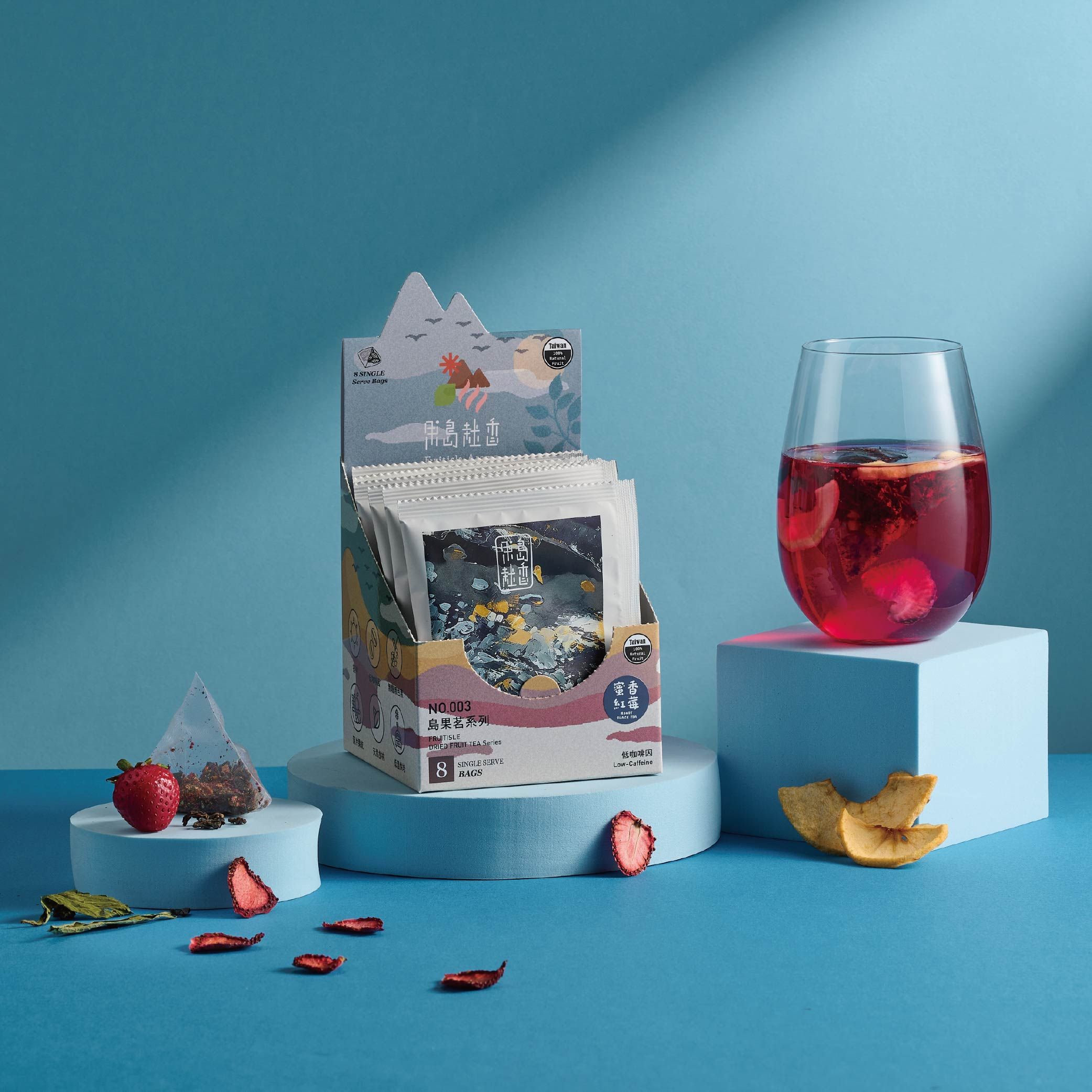 【果島栽香】蜜香紅莓花果韻  8包/組