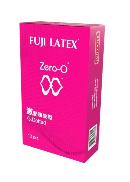 FUJI LATEX ZERO-0 零零系列 激點環紋型 衛生套 保險套 （12入）