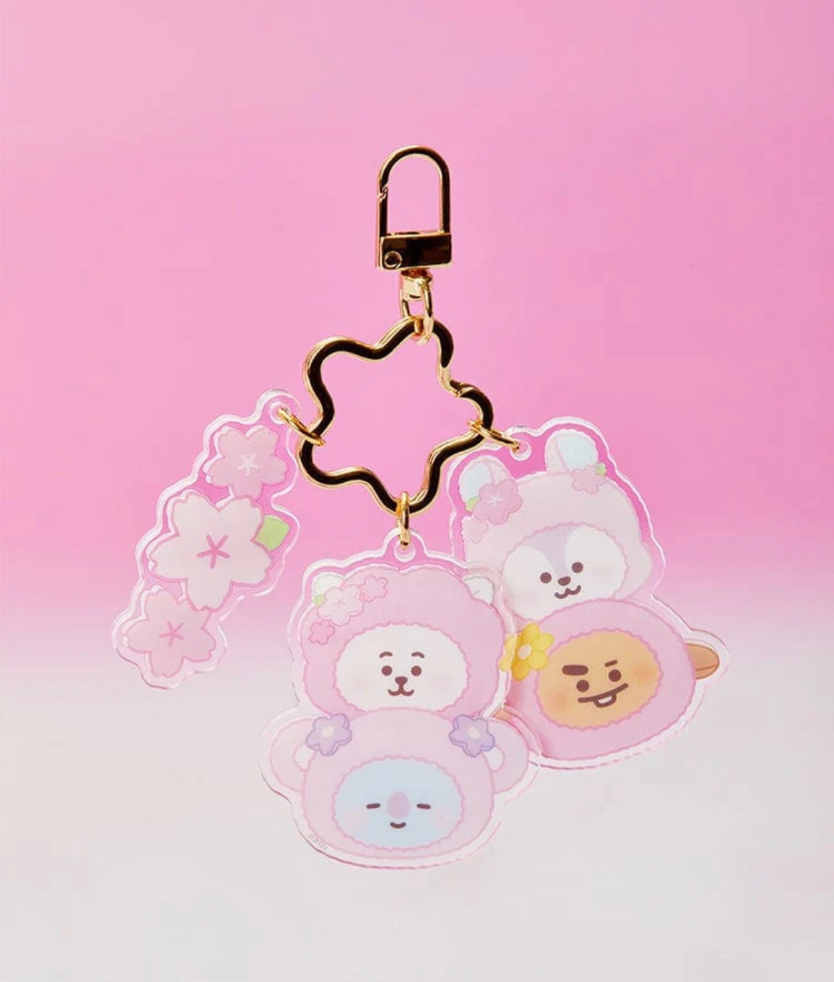 BT21 春日櫻花吊飾