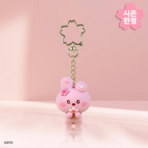 BT21櫻花公仔吊飾
