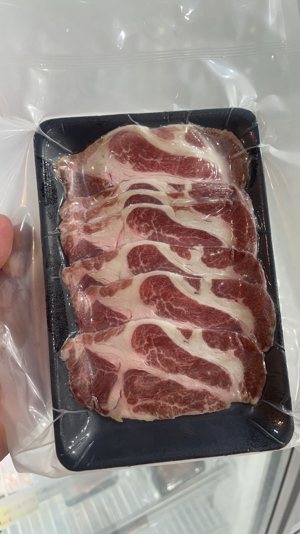 西班牙伊比利梅花豬肉片100克+-10%