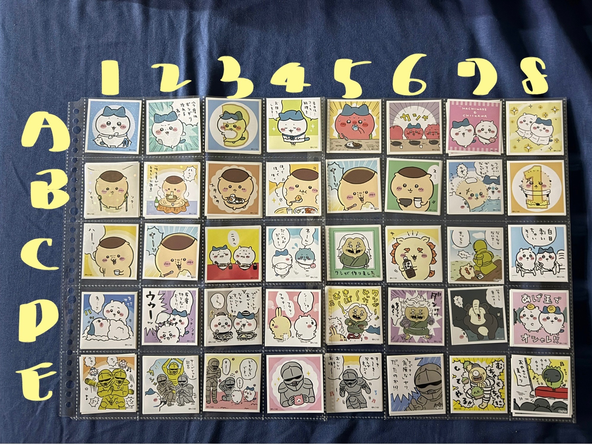 方形貼紙 小八、栗子、師父、獅薩、其他