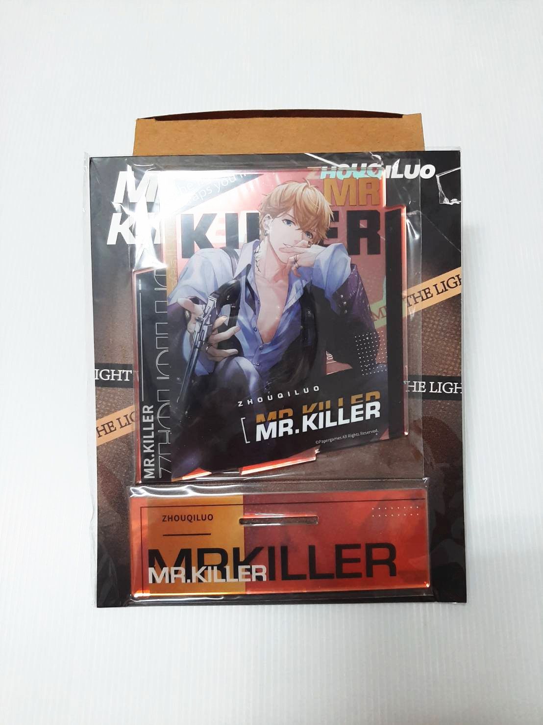 【現貨】戀與製作人~Mr.Killer系列虹光立牌（周棋洛款） 戀與製作人壓克力立牌/周棋洛壓克力立牌 疊紙周邊