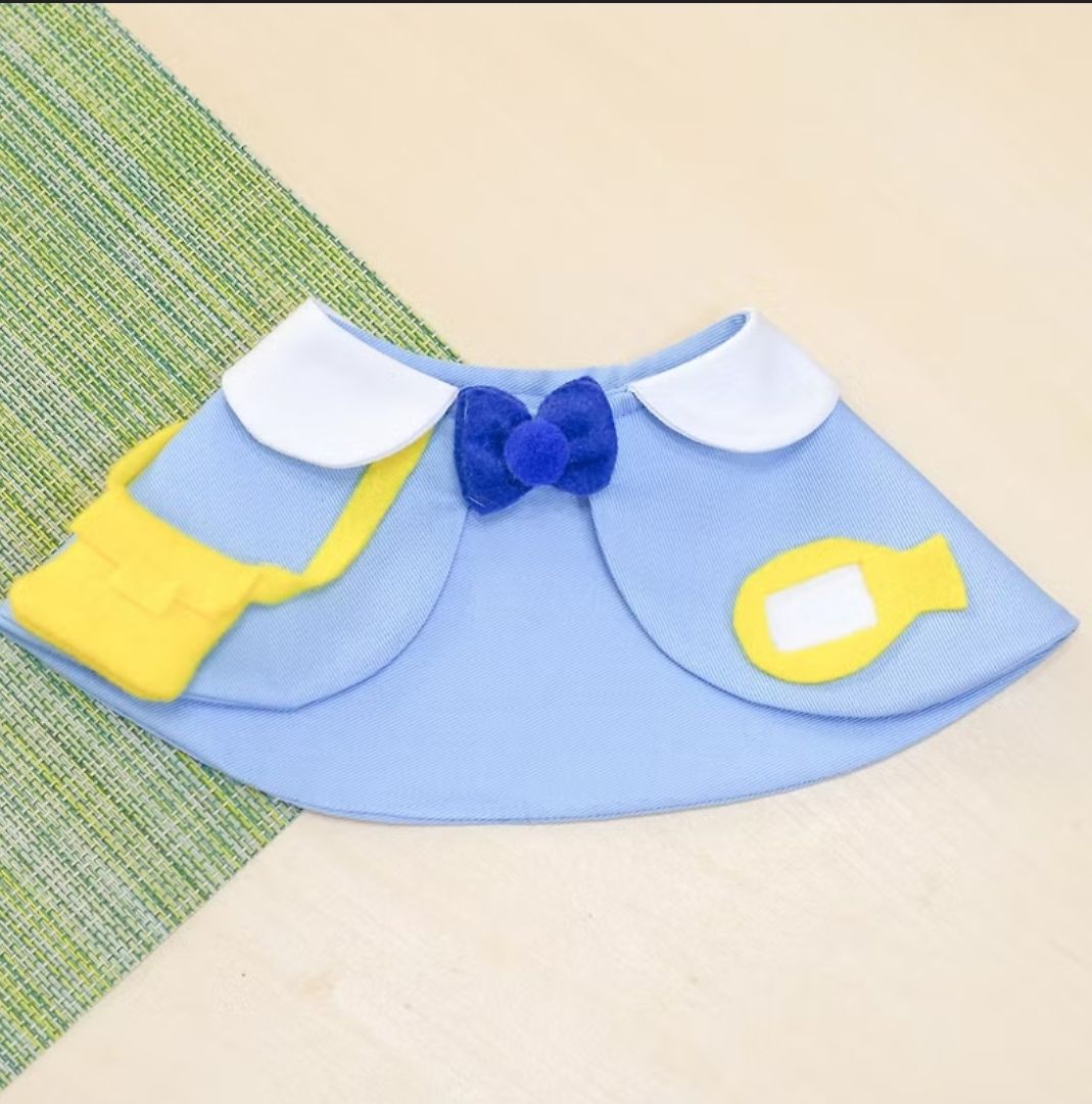 寵物日系幼稚園披肩*藍色款