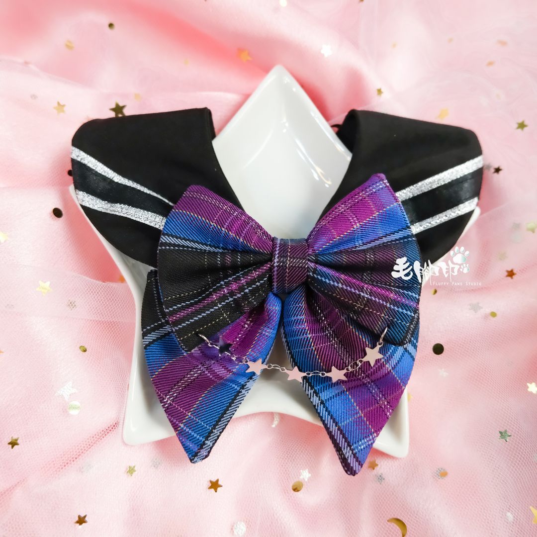 限量現貨*原宿系暗黑JK蝴蝶領巾