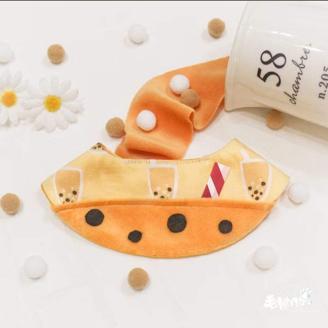 珍珠奶茶領巾*剩XL號