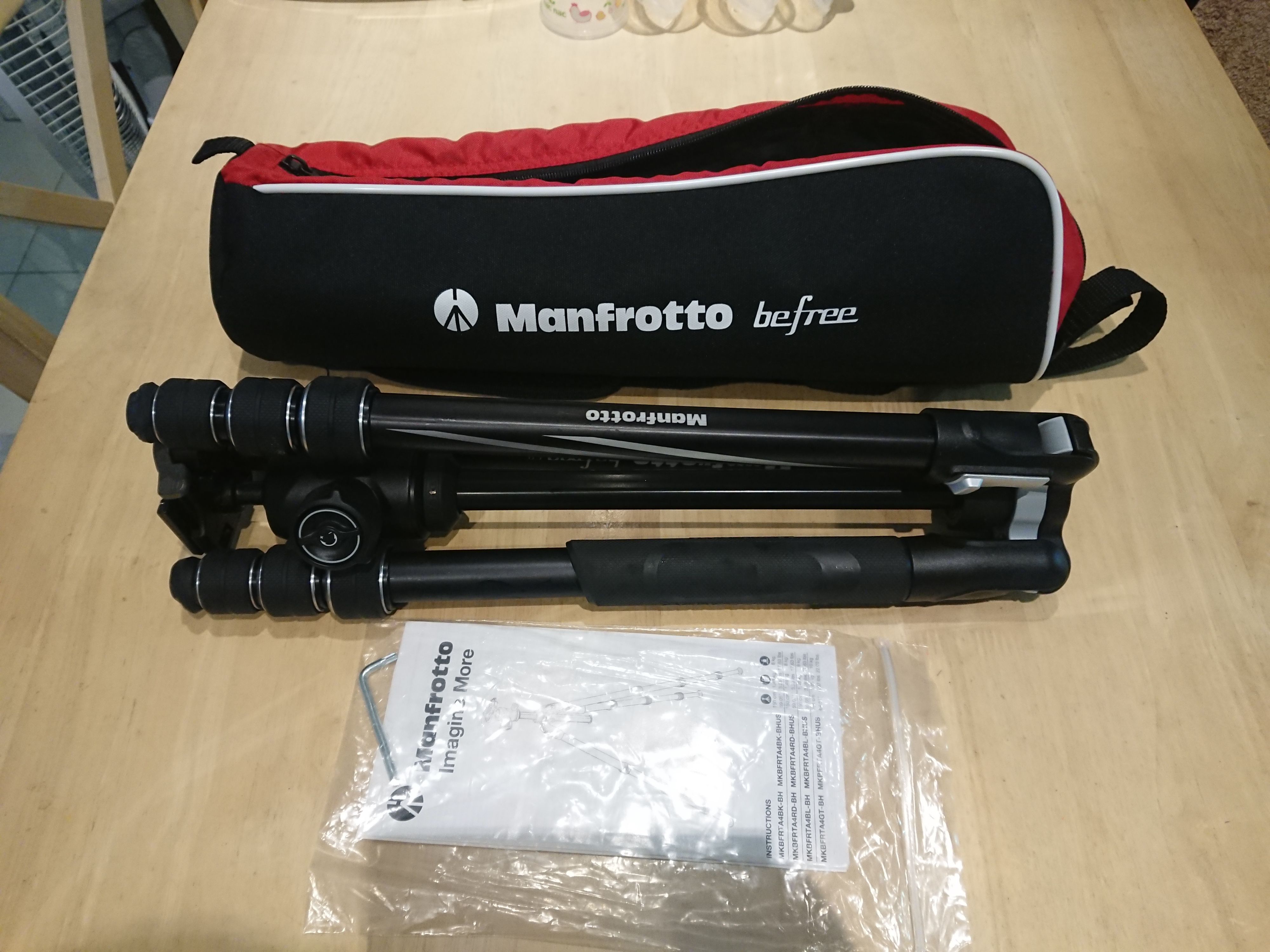 Manfrotto befree GT 輕型便攜 三腳架