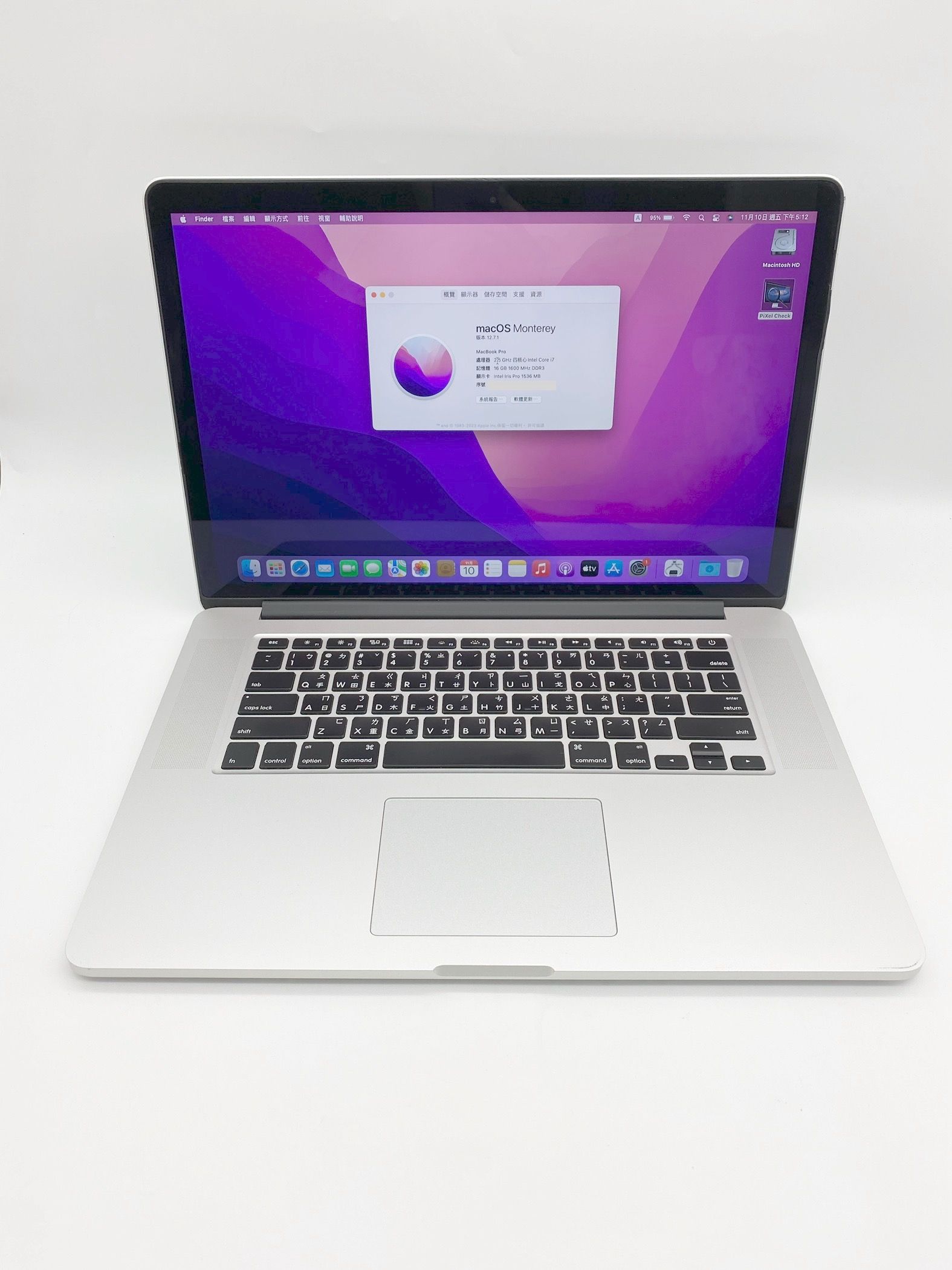 MacBook Pro Retina 15＂ Mid 2015 {DG}[Core i7-2.5 GHz]