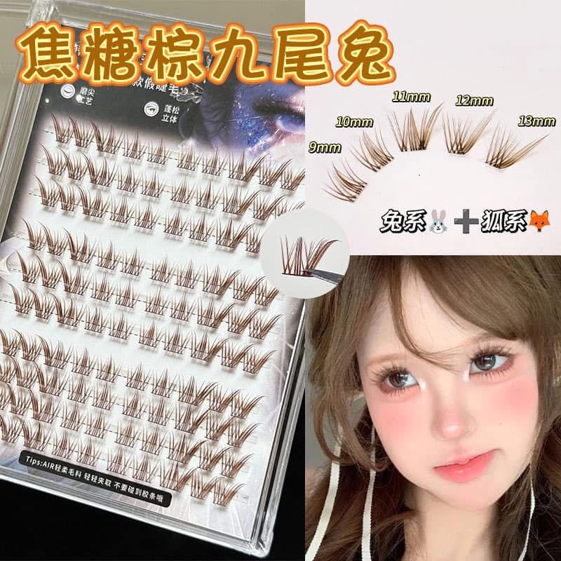 AB_Z962_韓睫貓九尾兔狐系斜飛假睫毛