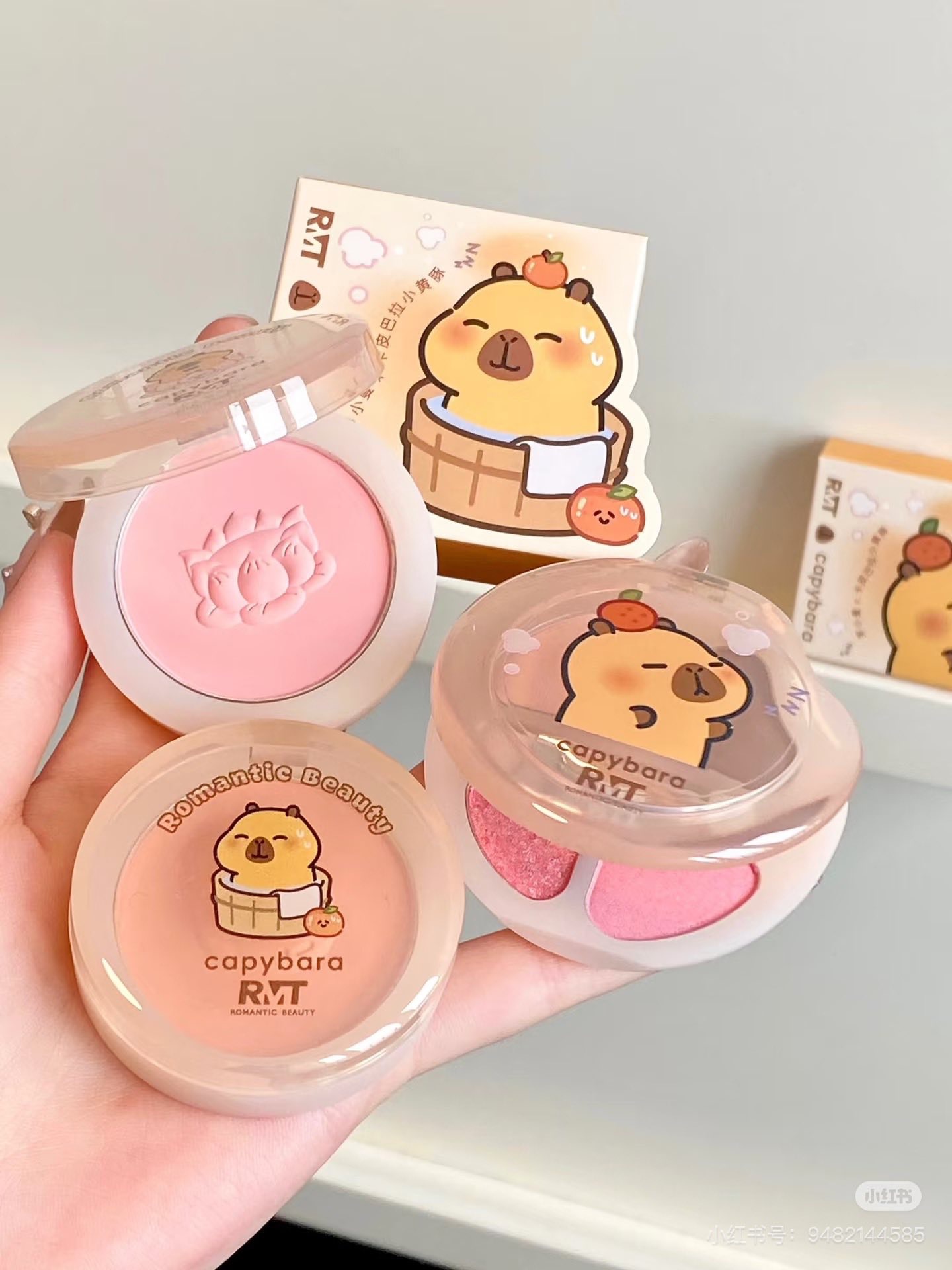 AB_B126_羅小曼x卡皮巴拉單色腮紅