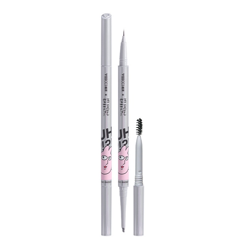 新品 唯資X粉红兔子 三合一眉筆