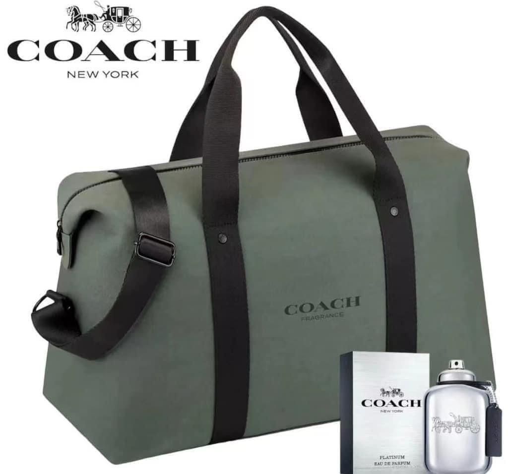 COACH 彩妝禮贈品 大包 綠色 數量有限 2024