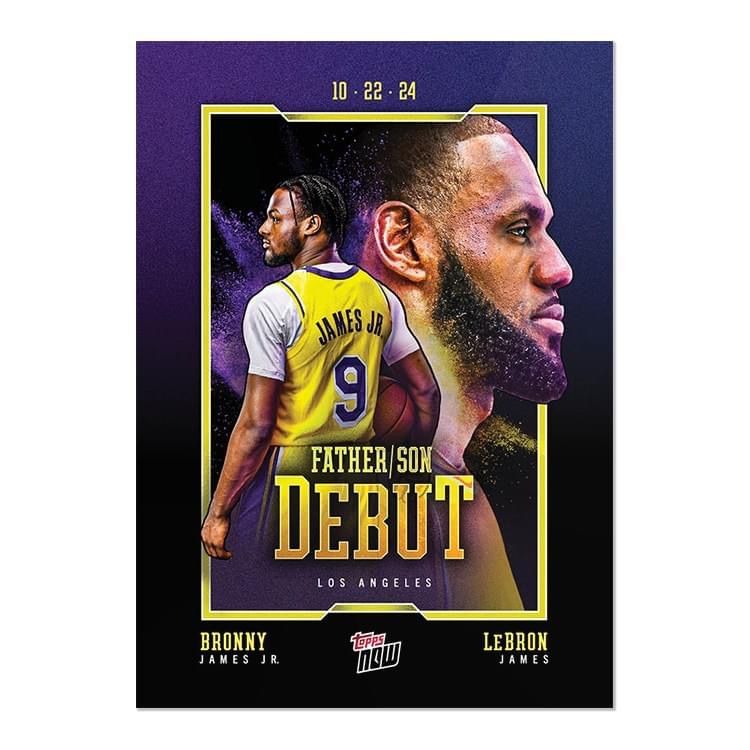 🏀.NBA 湖人隊 最強天父 父子同場 歷史紀錄 LBJ x 布朗尼