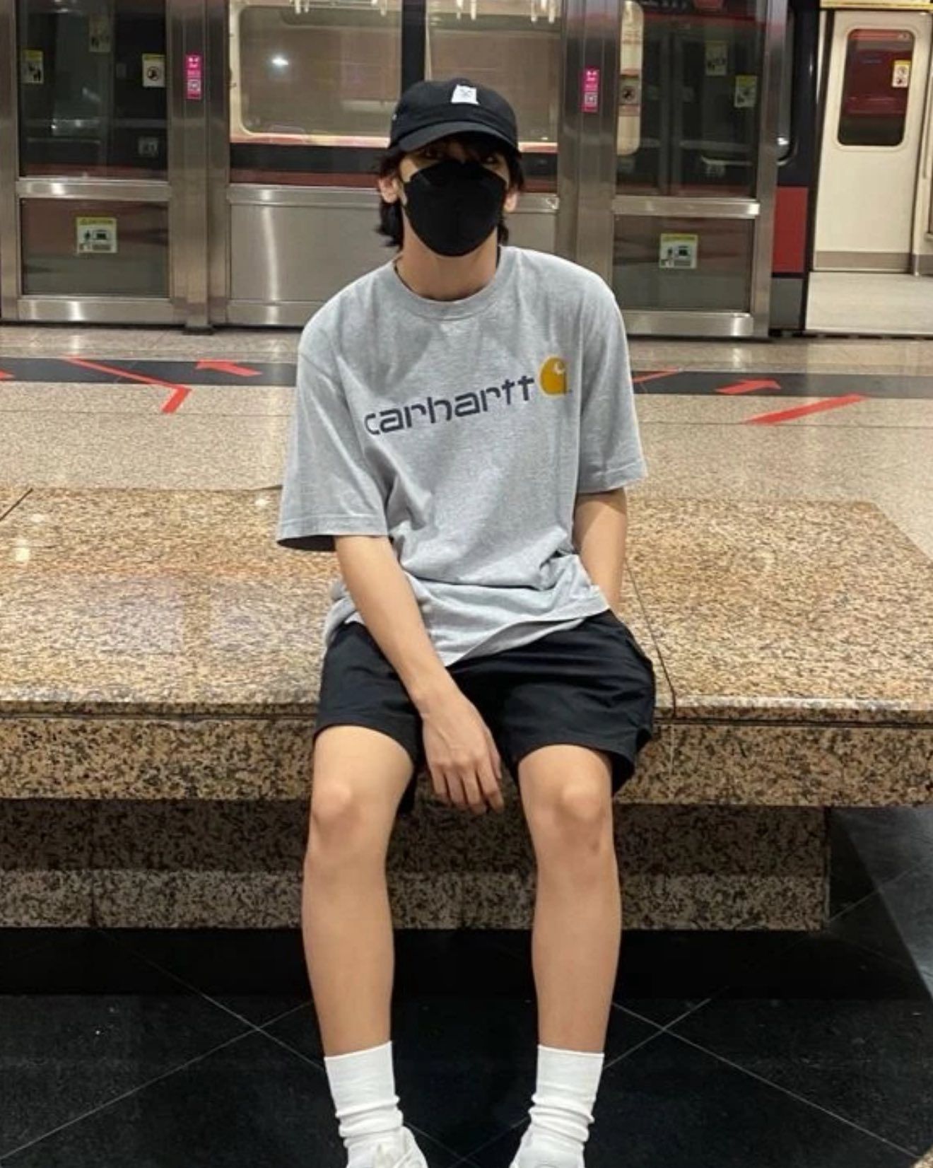 🔨Carhartt K195 - Short Sleeve Logo 短T 經典Logo品牌標