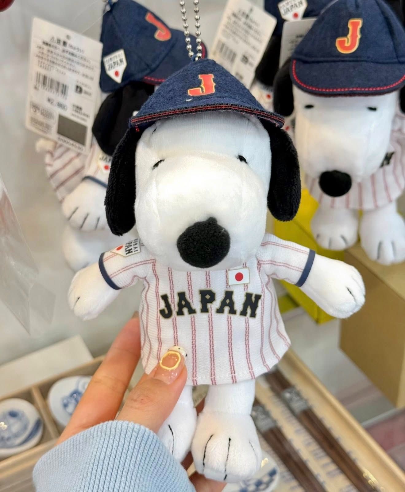 ⚾️WBC日本武士隊球衣Snoopy 吊飾 絨毛娃娃