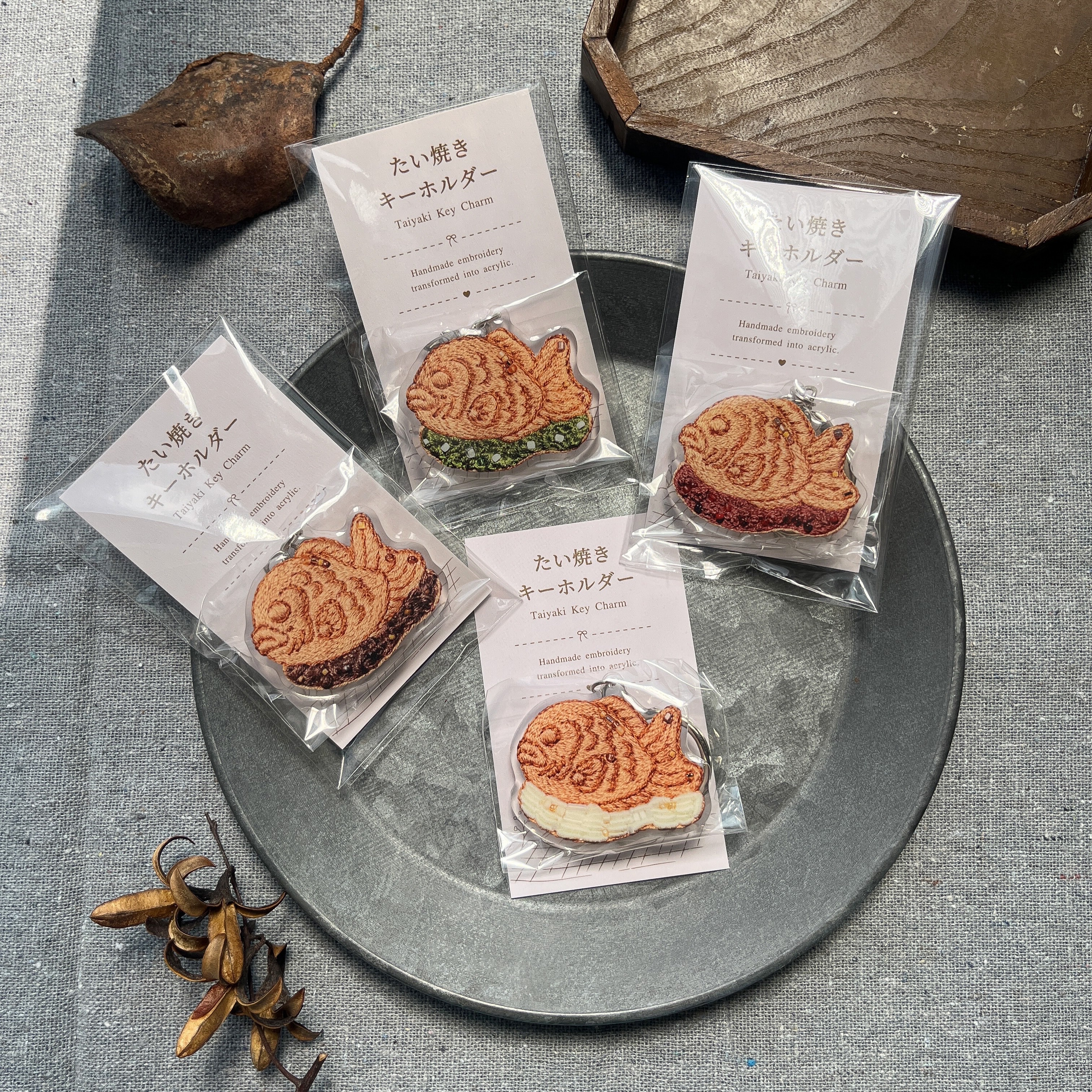 原創設計鑰匙圈《鯛魚燒》請點圖片查看更多細節及說明