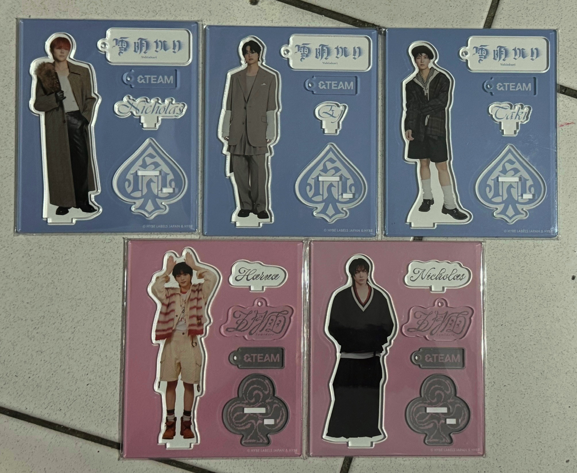 五月雨/雪明 立牌