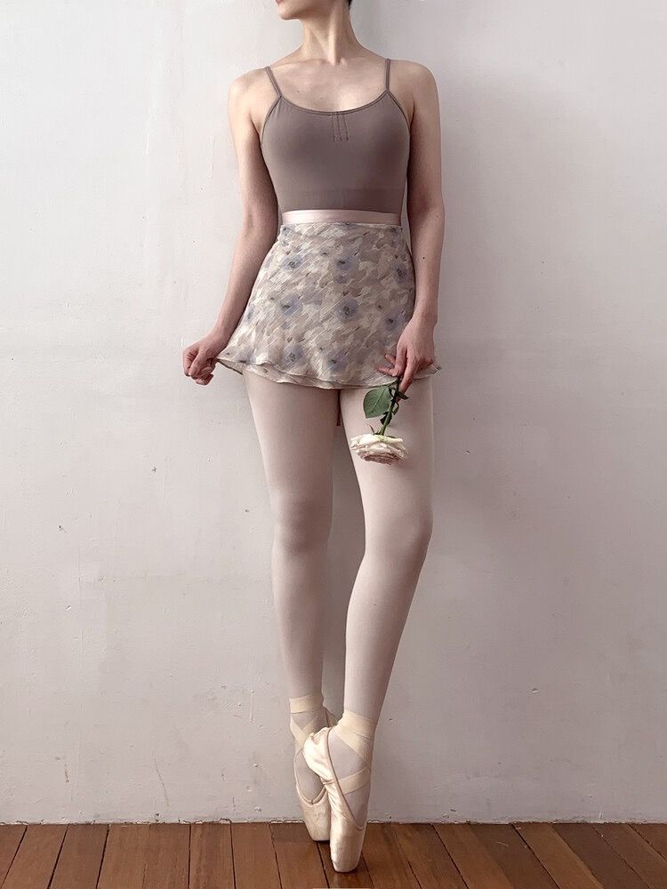 【展示品出清款】韓國Degage - Monet短版舞裙 （Pink beige）