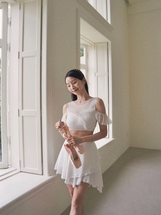 韓國Lenique - New Angela鋼管上衣