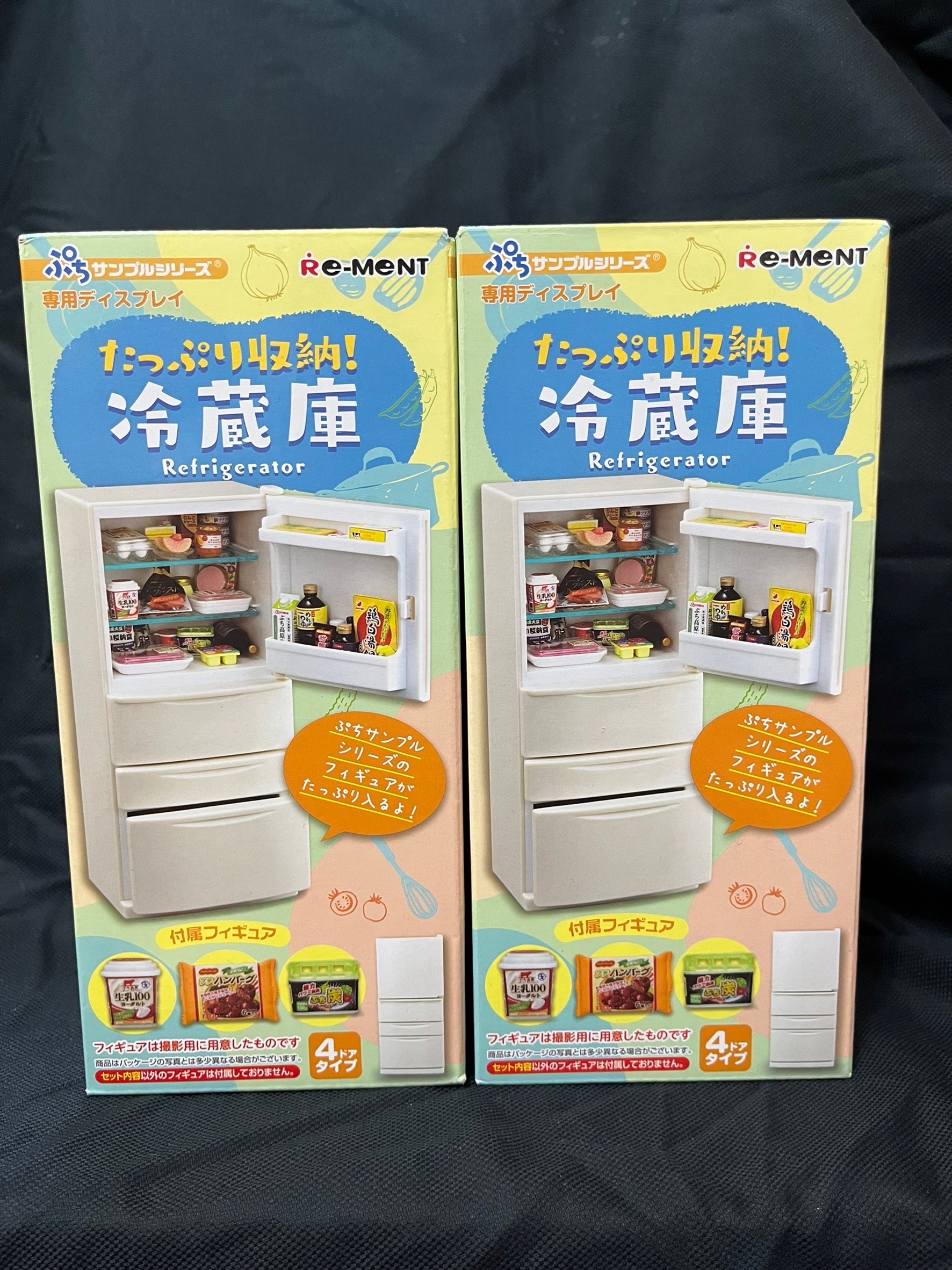 Re-ment 盒玩 迷你系列 充足收納空間冷藏庫 迷你四門冰箱