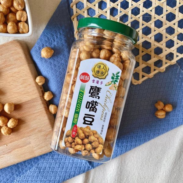 【達人傳家】鹹酥鷹嘴豆（180克/罐）全素