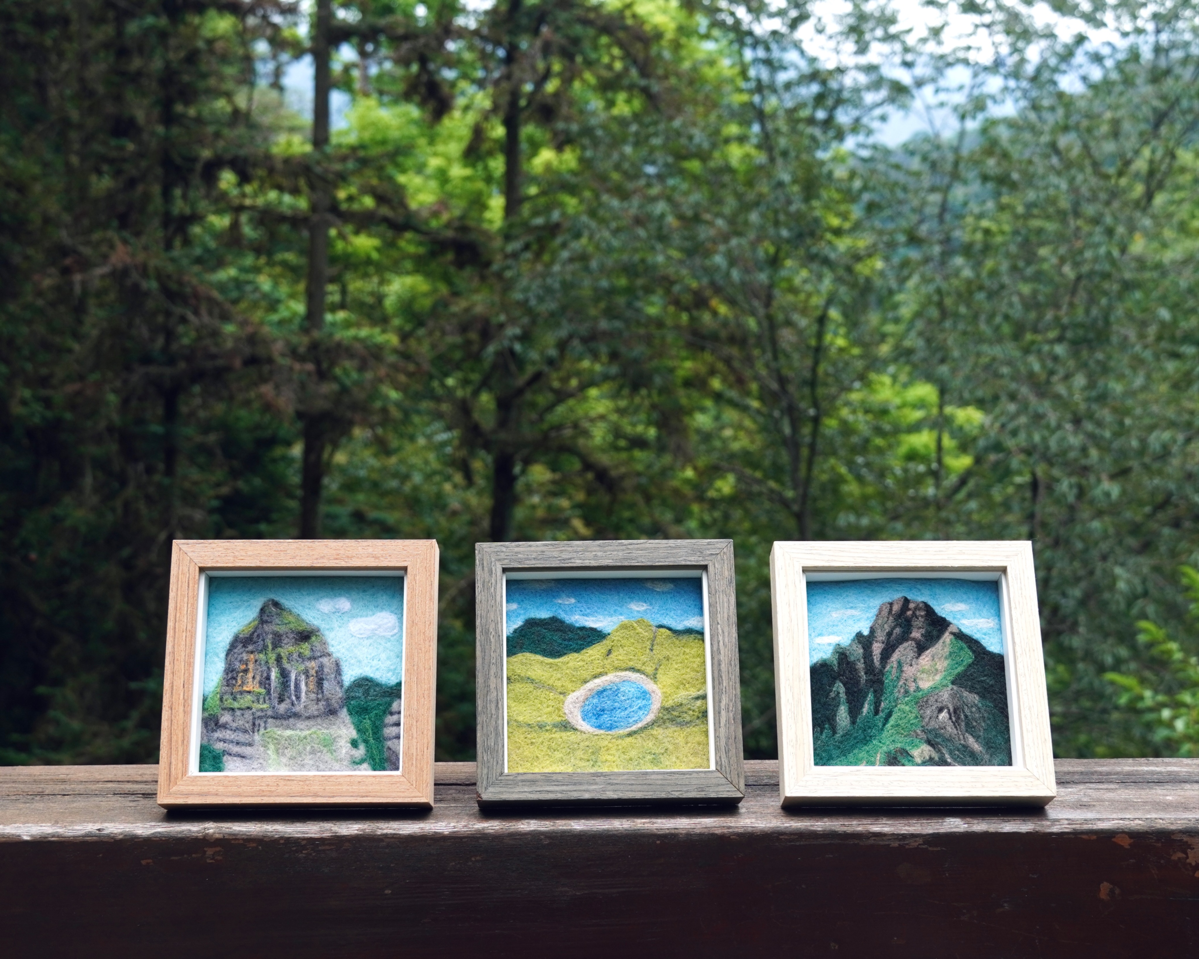 【山型山行系列-臺灣百岳山景相框畫】