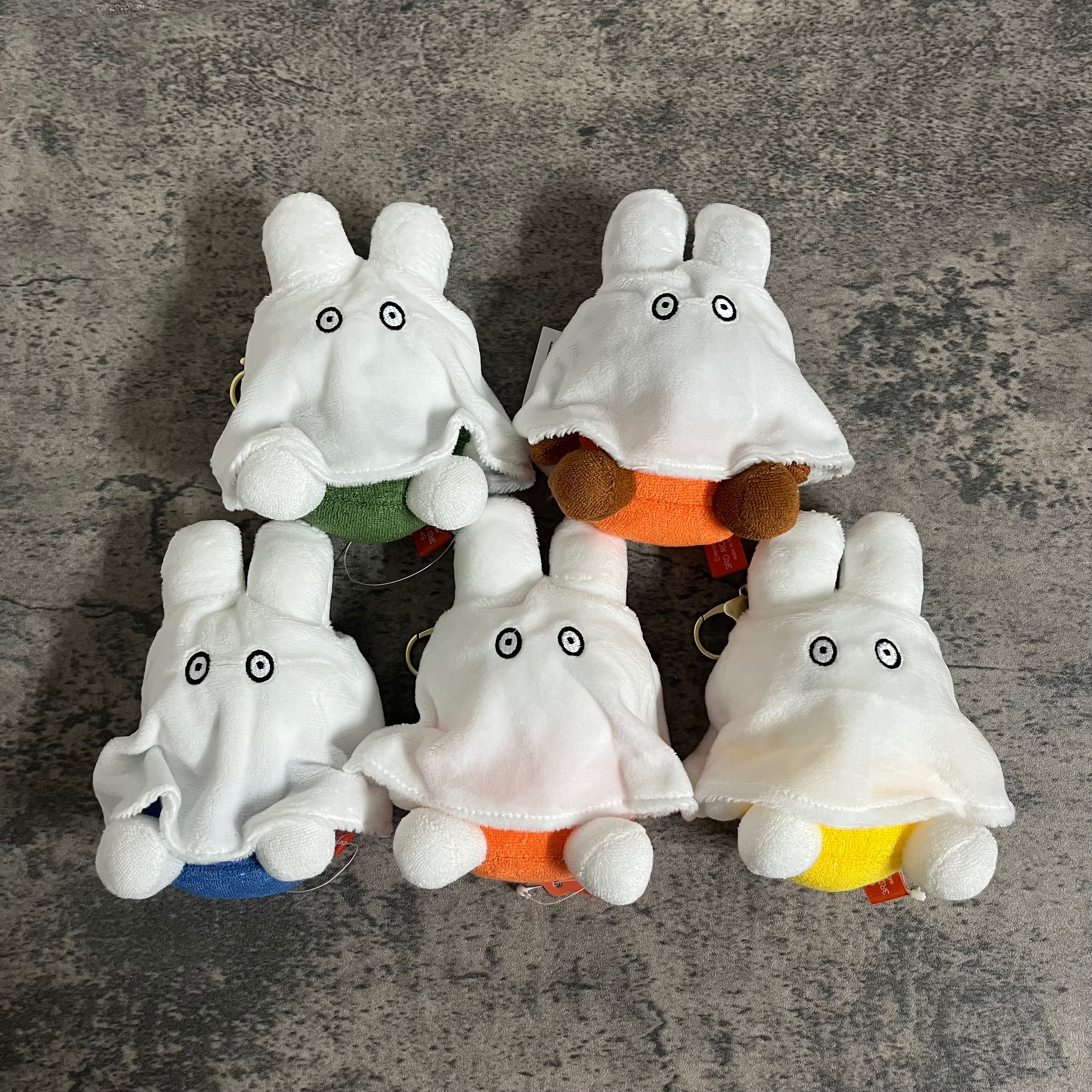 【現貨】韓國幽靈頭套米菲兔吊飾👻