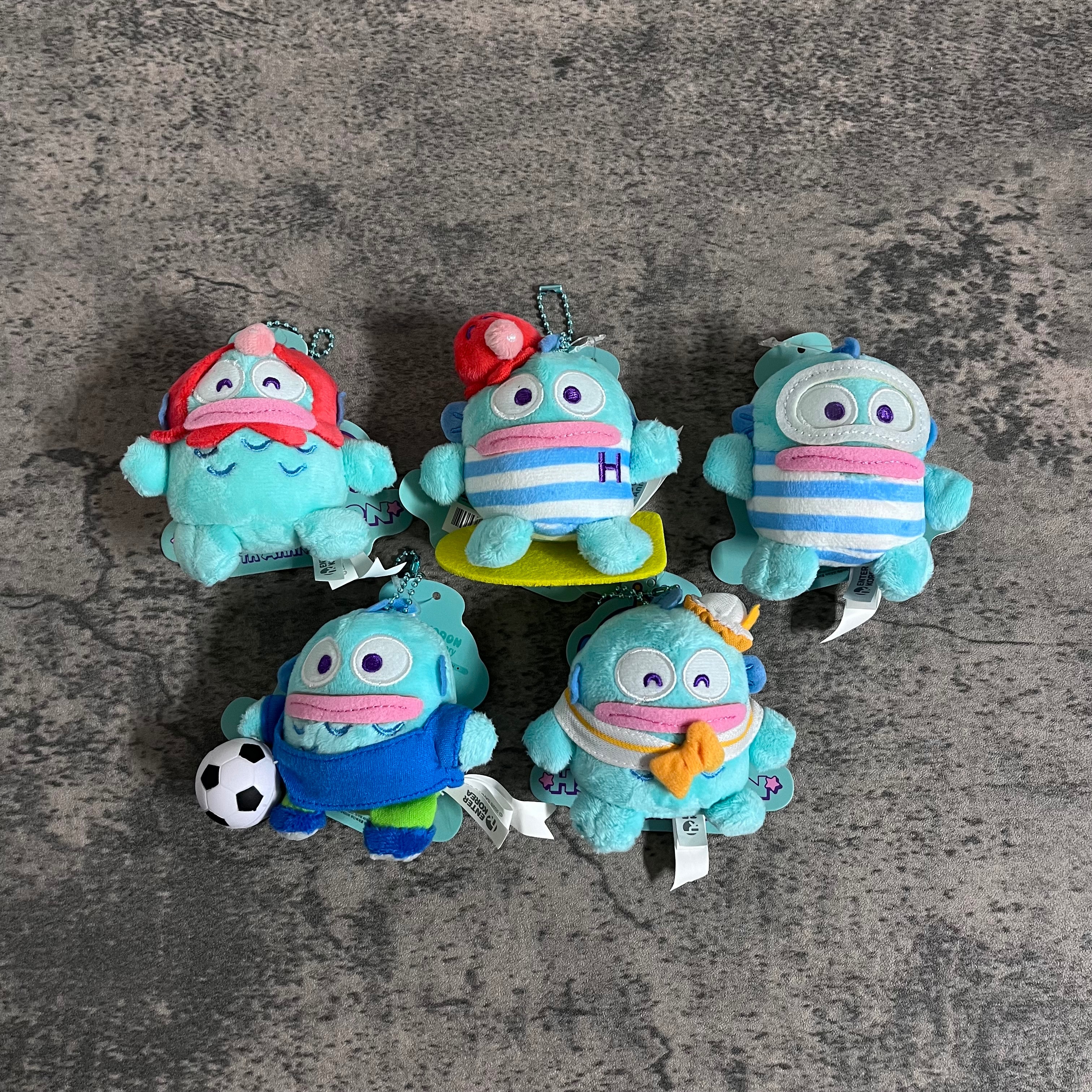 【現貨】韓國人魚漢頓40週年紀念吊飾