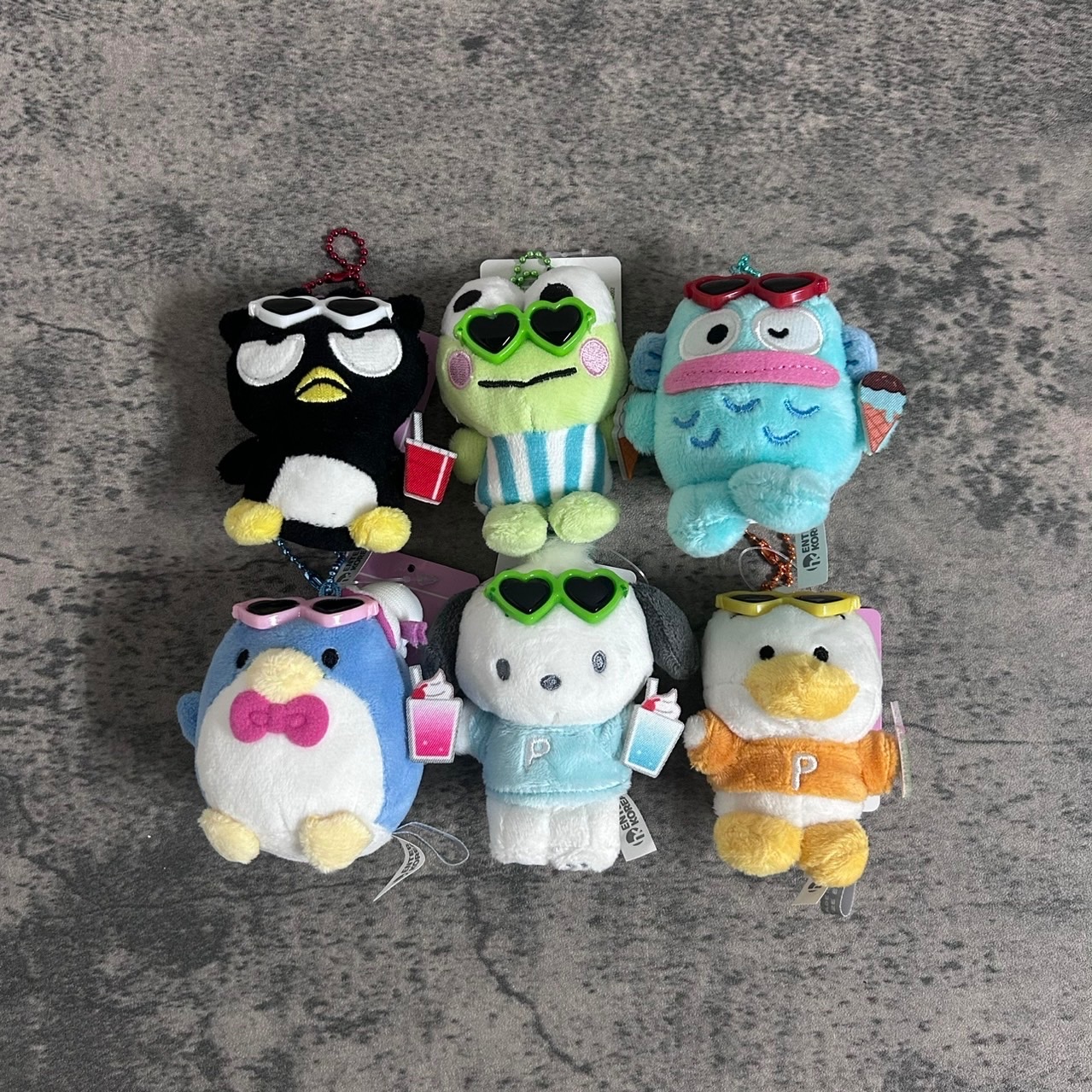 【現貨】韓國三麗鷗男團渡假風吊飾🥤