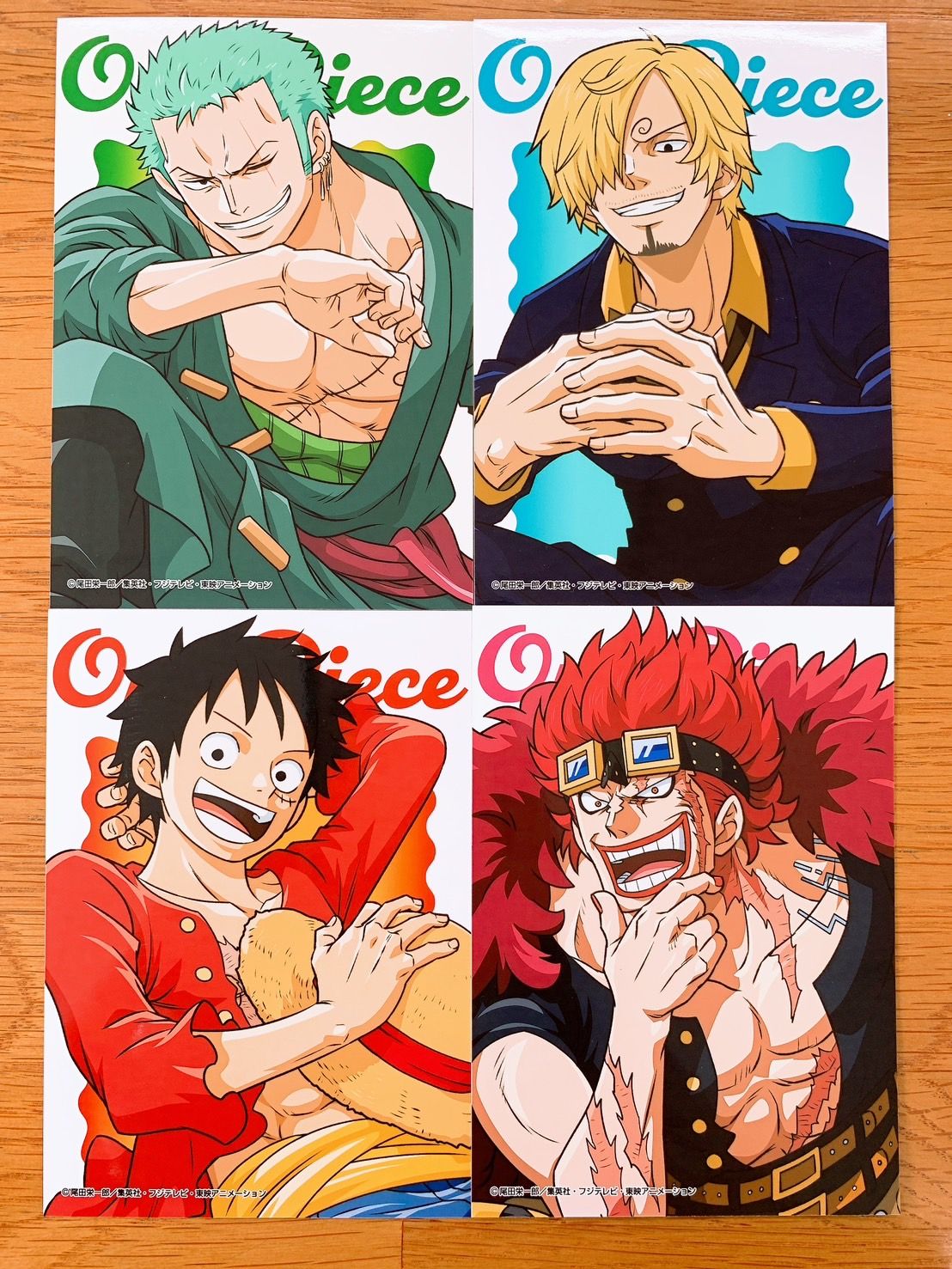 JF2024 生寫真 海賊王 索隆 香吉士 魯夫 基德